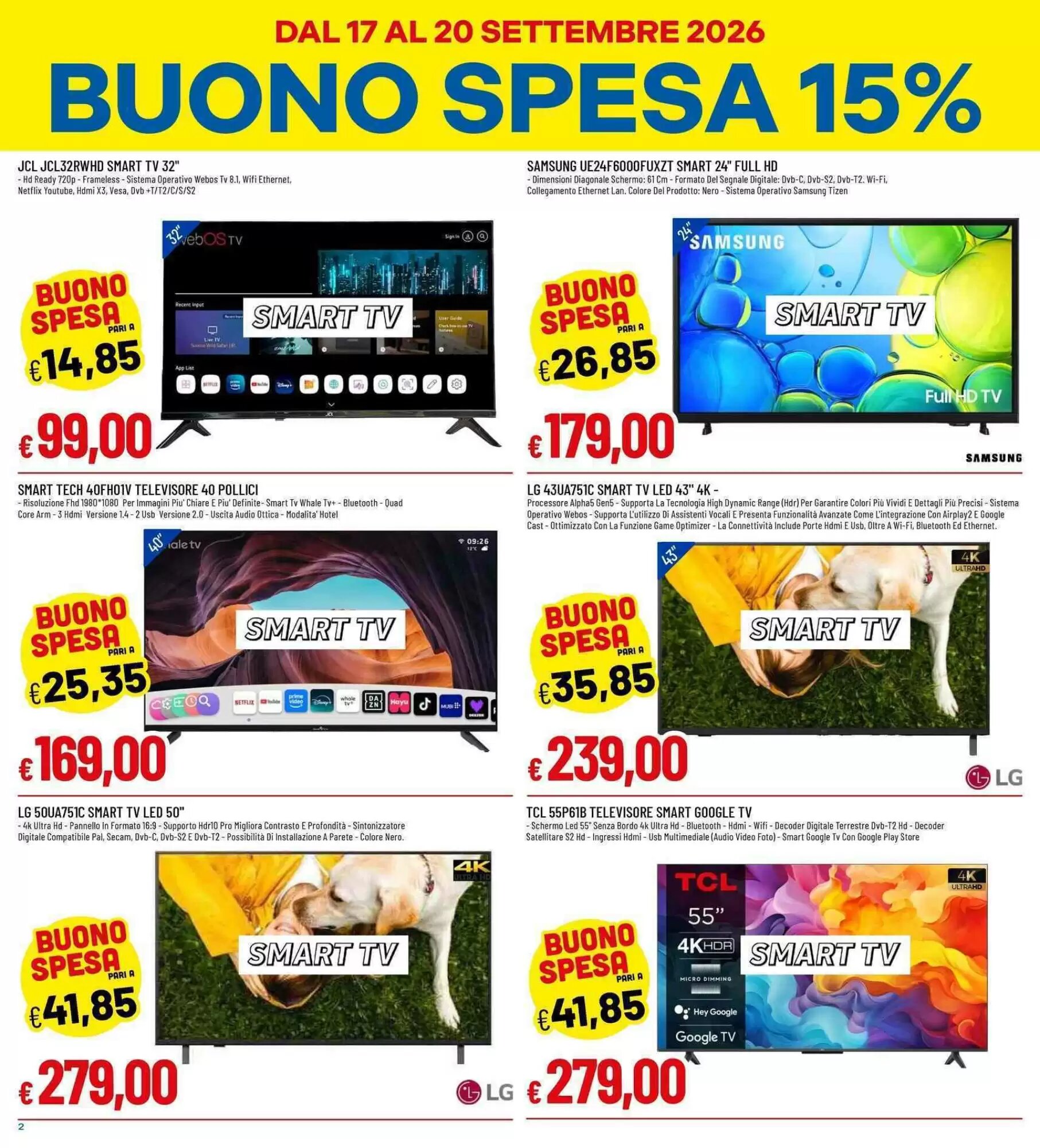 Volantino promozionale Galassia  valide dal 17/09/2026 - Pagina 2.