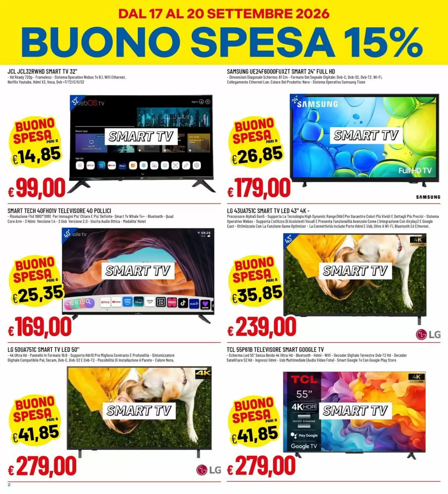 Volantino promozionale IperFamila  valide dal 17/09/2026 - Pagina 2.