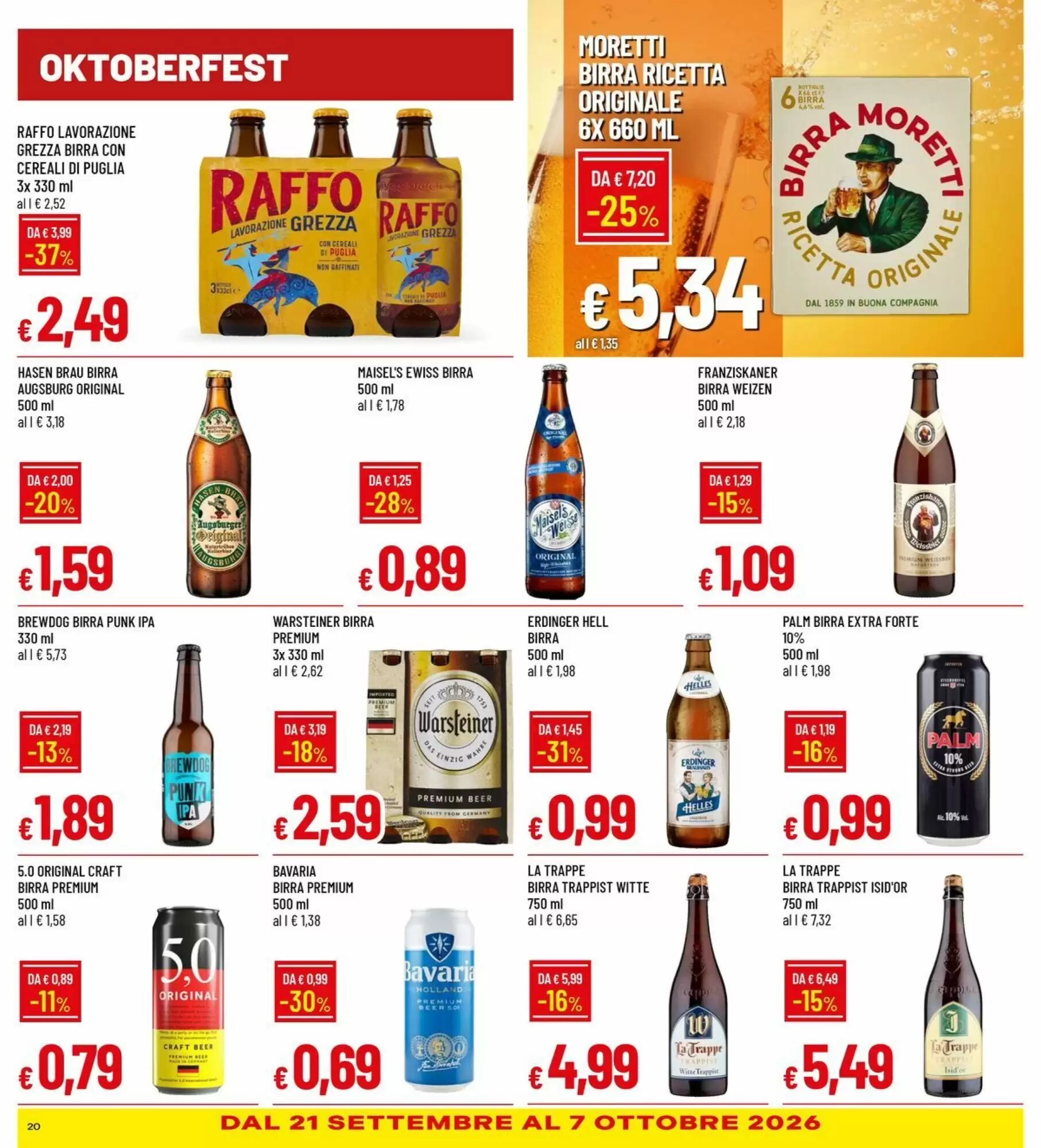 Volantino promozionale IperFamila  valide dal 17/09/2026 - Pagina 20.