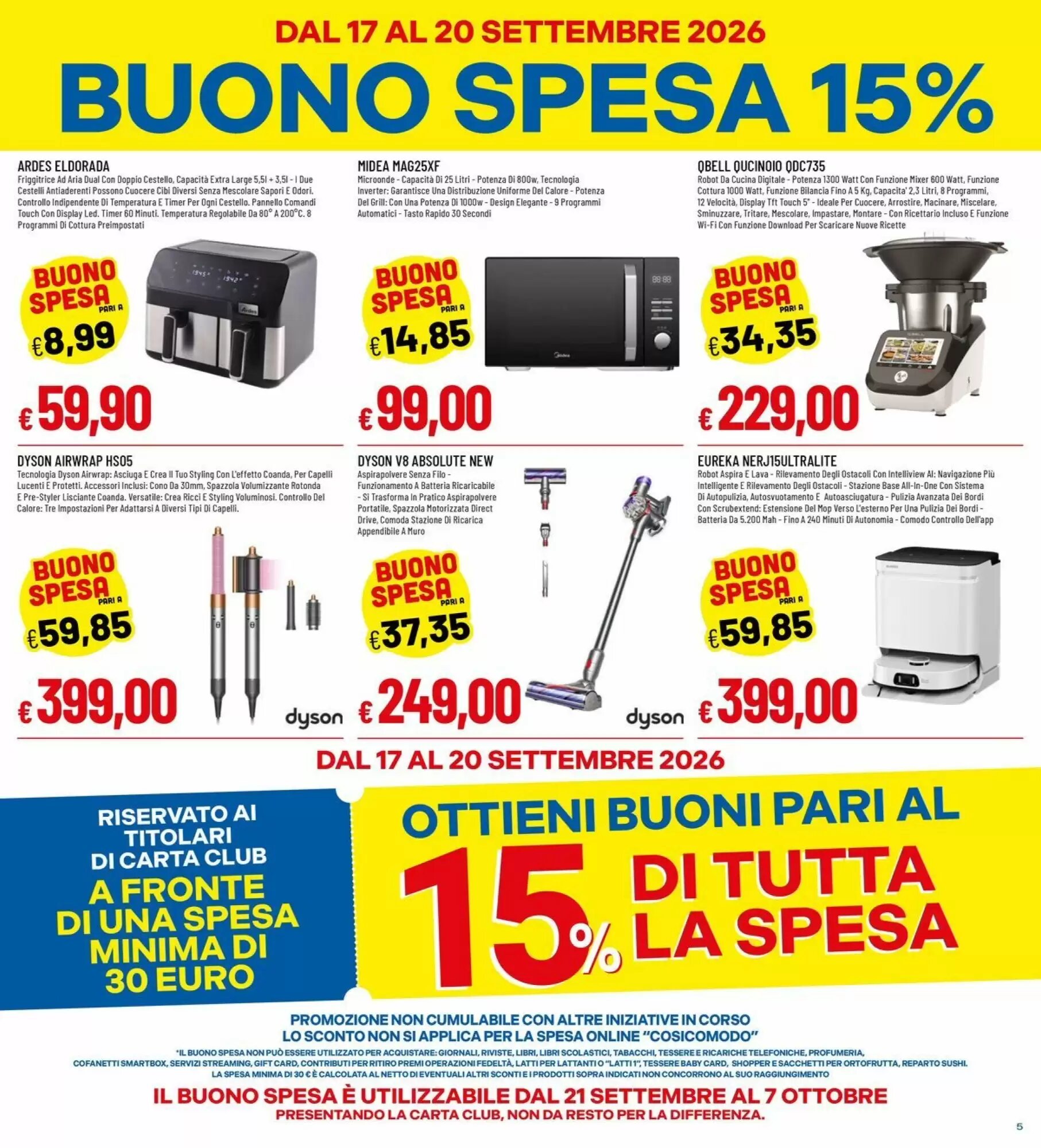 Volantino promozionale IperFamila  valide dal 17/09/2026 - Pagina 5.