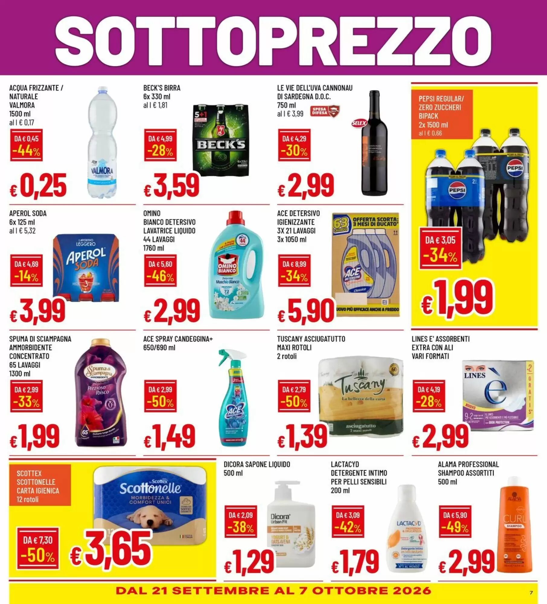 Volantino promozionale IperFamila  valide dal 17/09/2026 - Pagina 7.