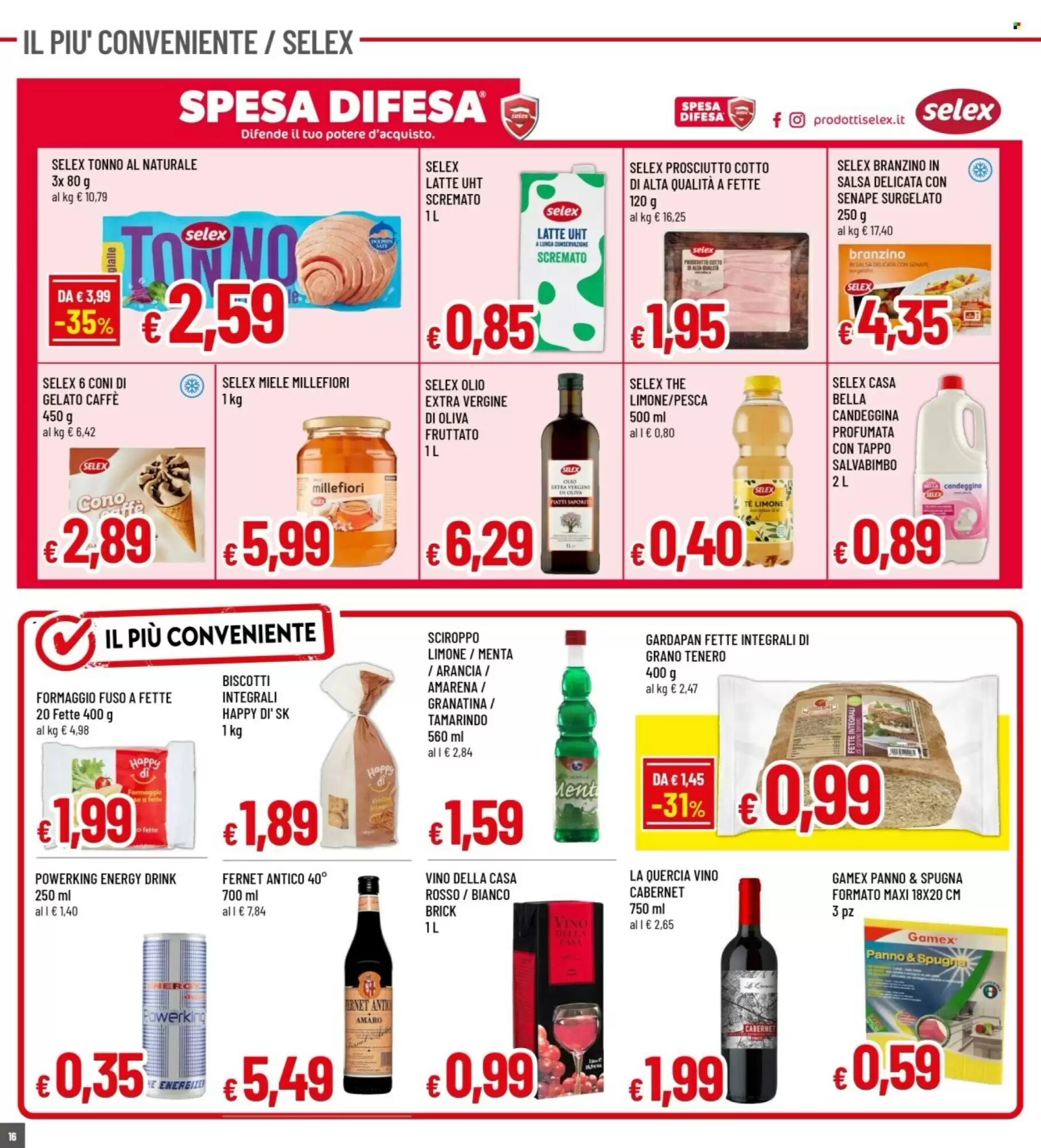 Volantino promozionale Famila  valide dal 17/09/2026 - Pagina 16.
