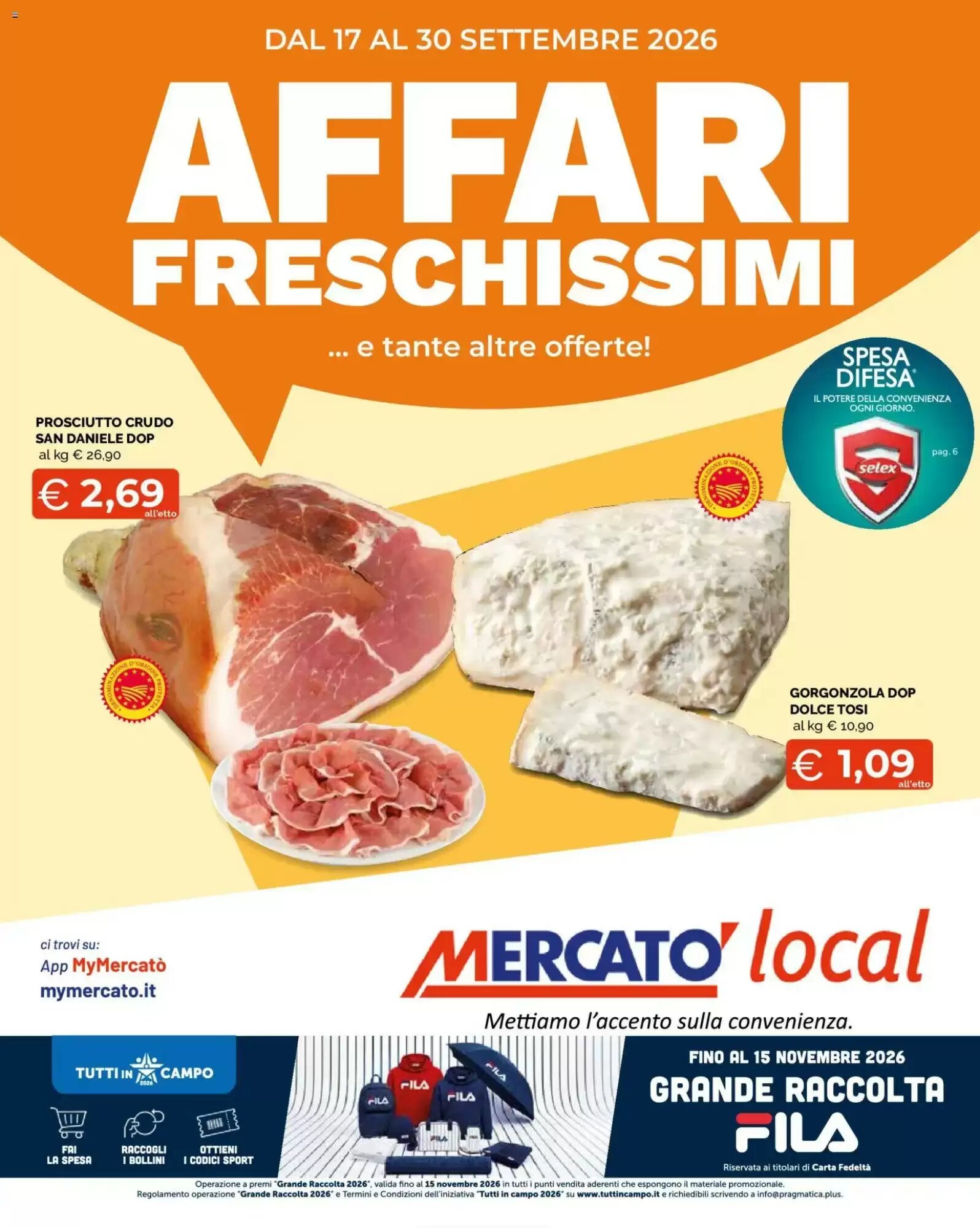 Volantino promozionale Mercatò  valide dal 17/09/2026 - Pagina 1.