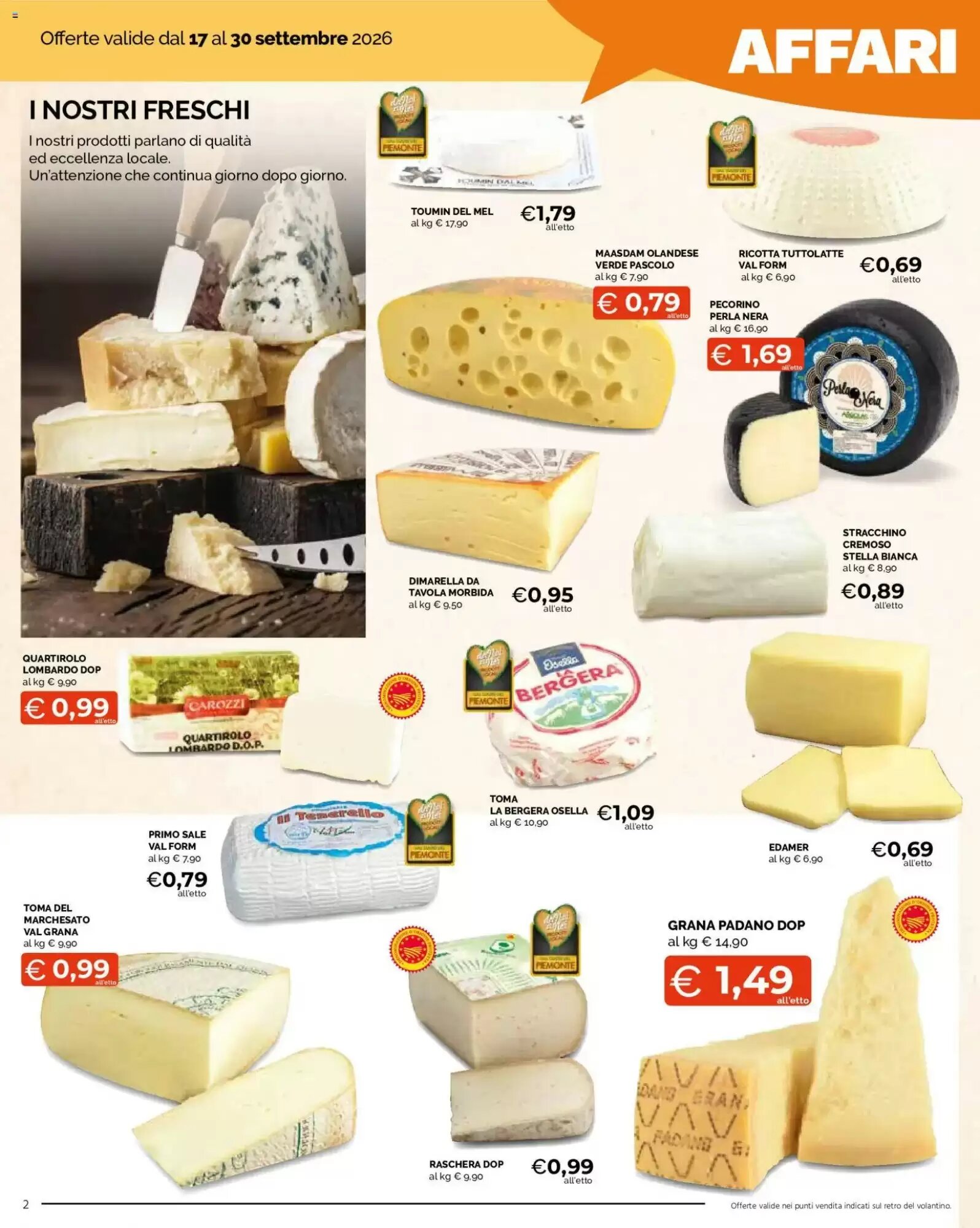 Volantino promozionale Mercatò  valide dal 17/09/2026 - Pagina 2.
