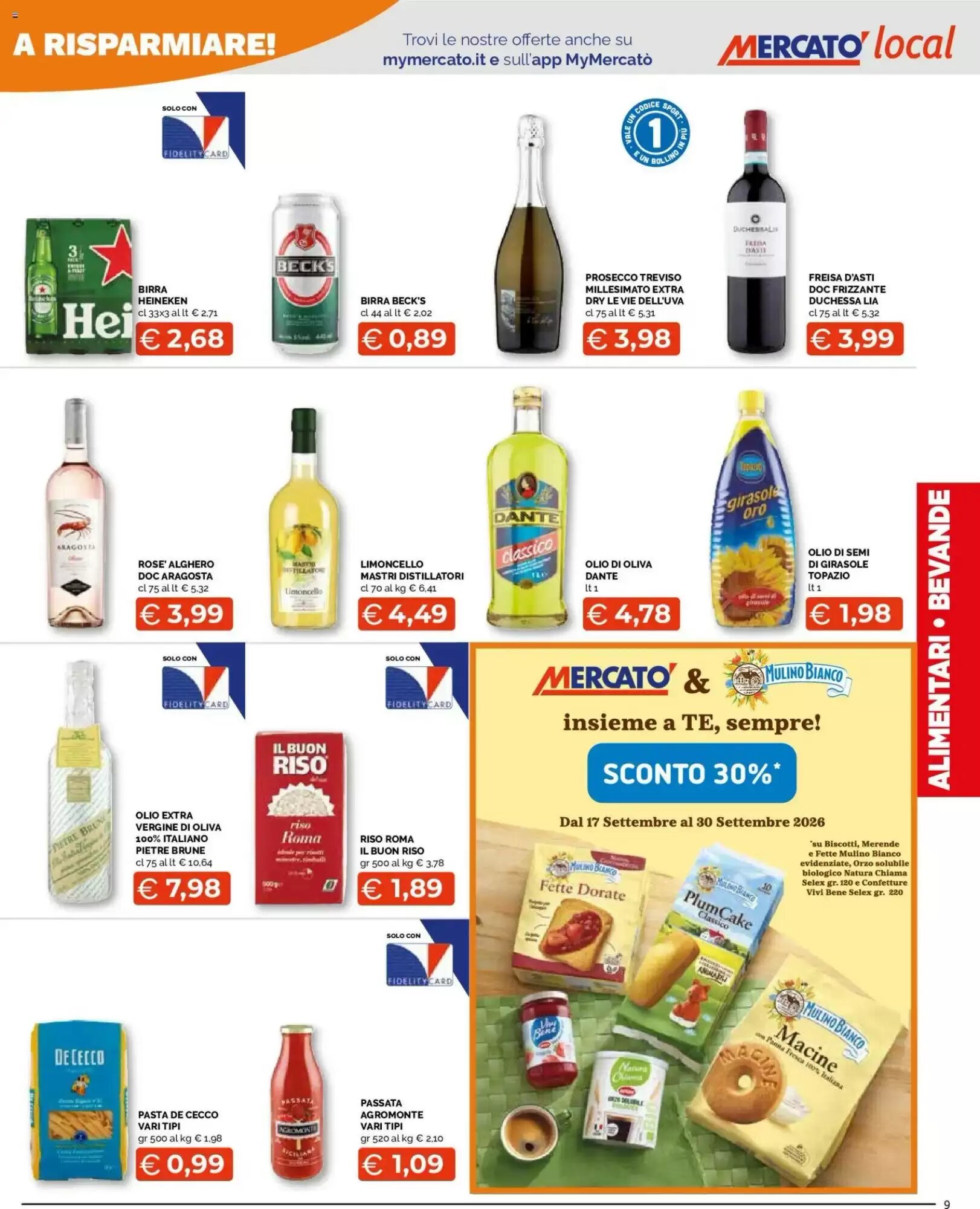 Volantino promozionale Mercatò  valide dal 17/09/2026 - Pagina 9.