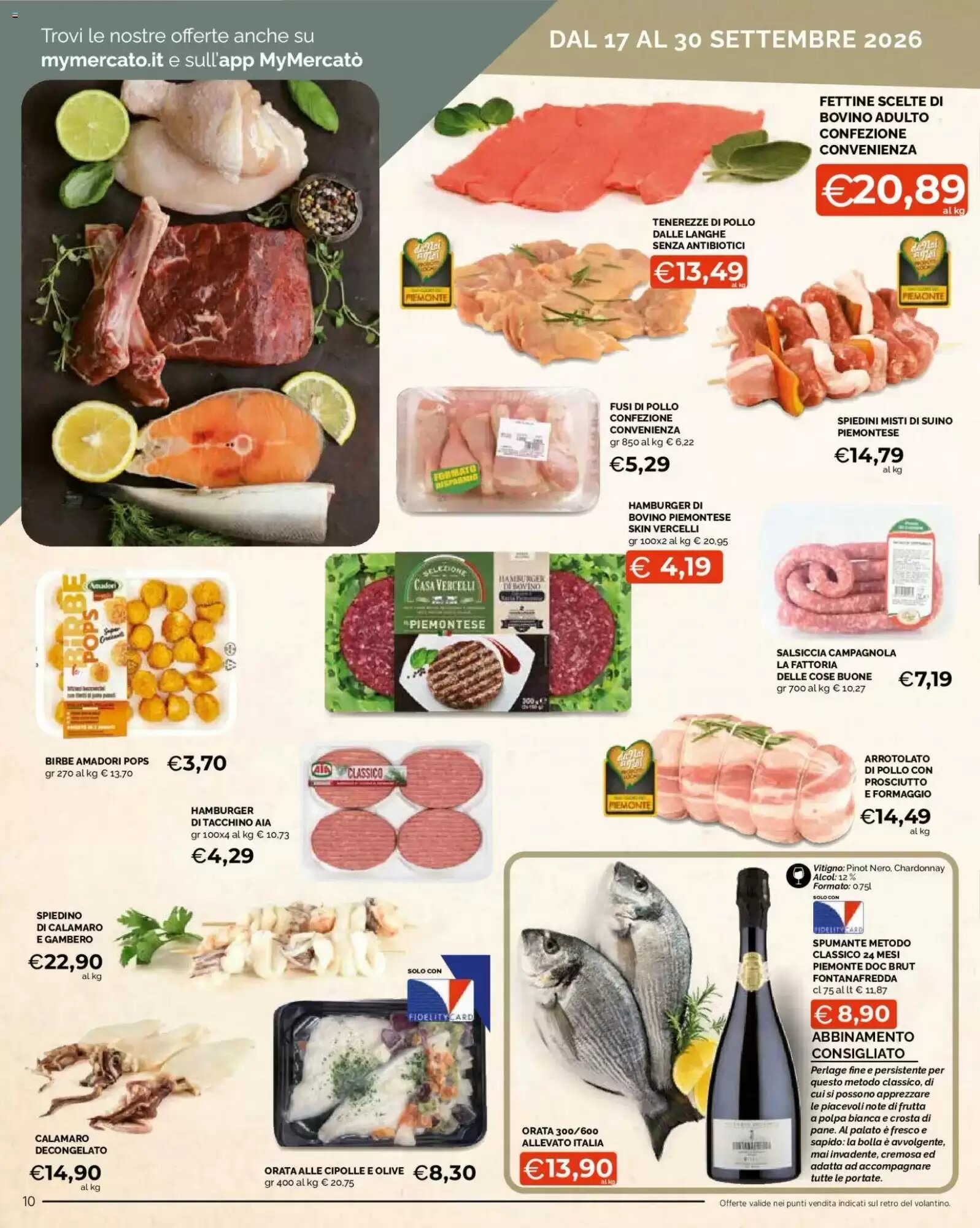 Volantino promozionale Mercatò Extra  valide dal 17/09/2026 - Pagina 10.