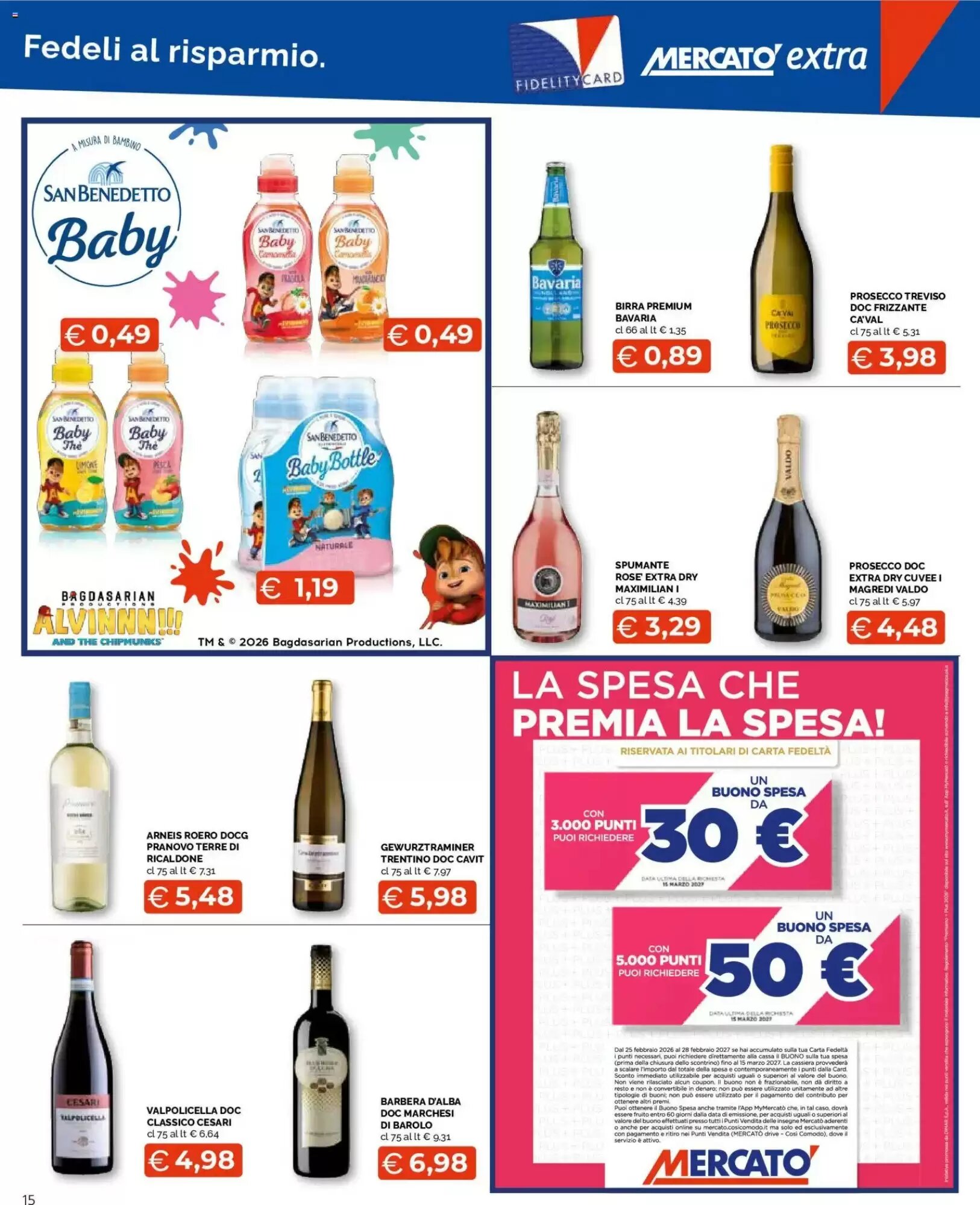 Volantino promozionale Mercatò Extra  valide dal 17/09/2026 - Pagina 15.