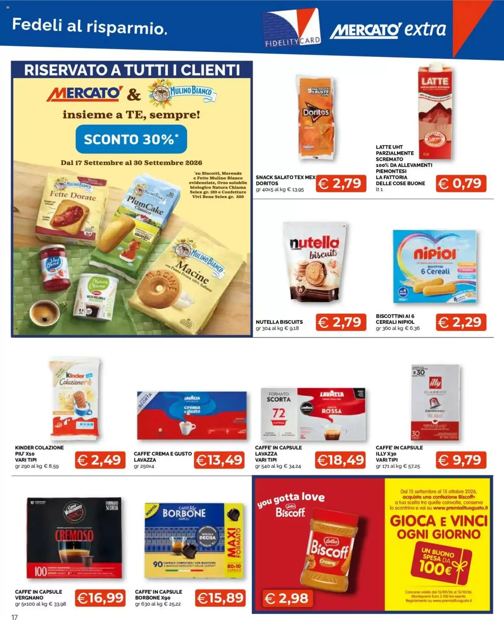 Volantino promozionale Mercatò Extra  valide dal 17/09/2026 - Pagina 17.