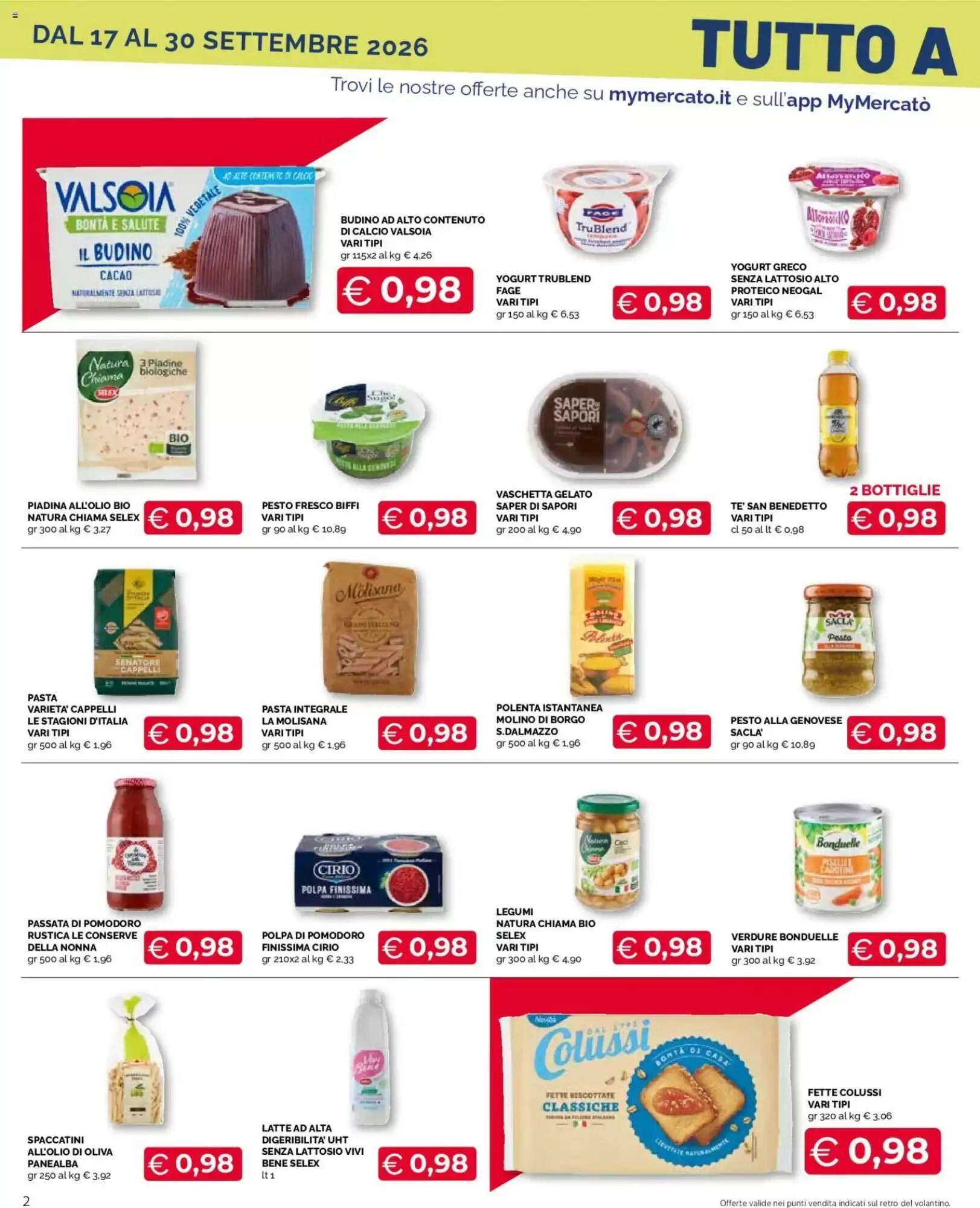 Volantino promozionale Mercatò Extra  valide dal 17/09/2026 - Pagina 2.