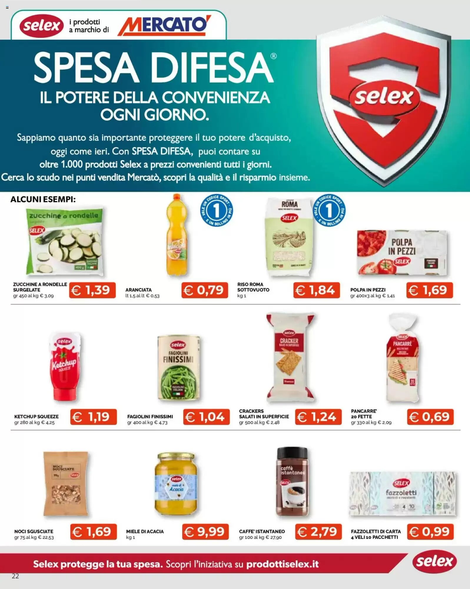 Volantino promozionale Mercatò Extra  valide dal 17/09/2026 - Pagina 22.