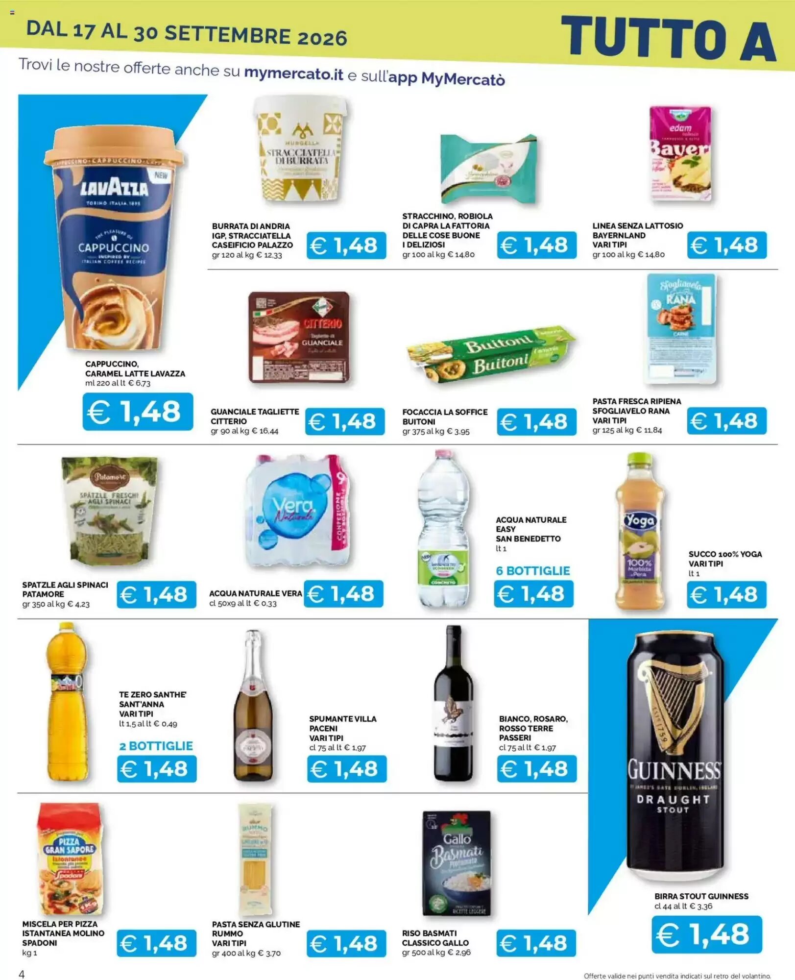 Volantino promozionale Mercatò Extra  valide dal 17/09/2026 - Pagina 4.