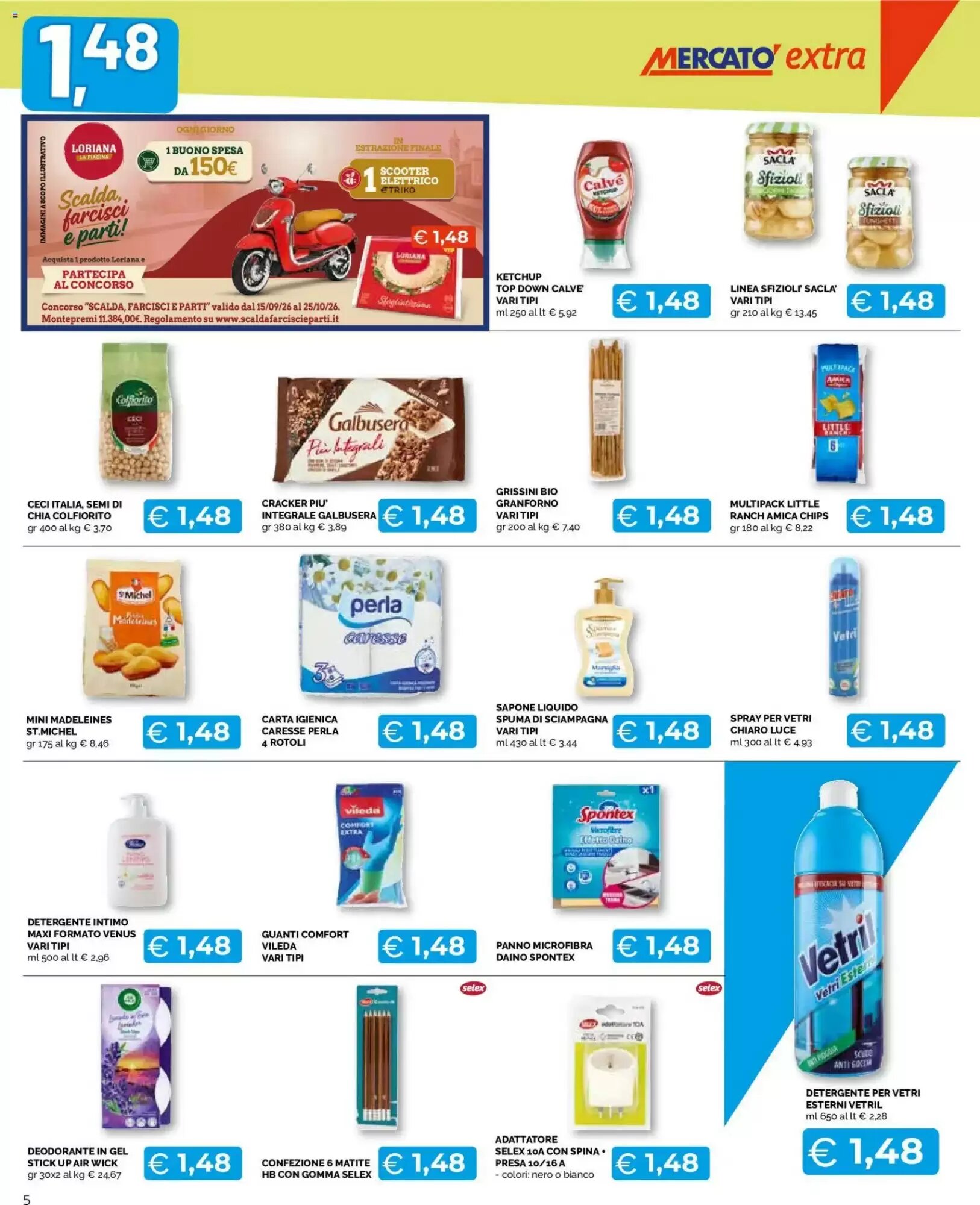 Volantino promozionale Mercatò Extra  valide dal 17/09/2026 - Pagina 5.