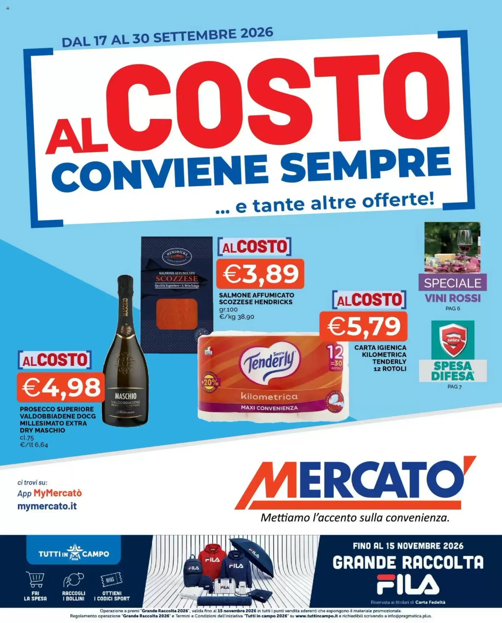Volantino promozionale Mercatò valide dal 17/09/2026 - Pagina 1.