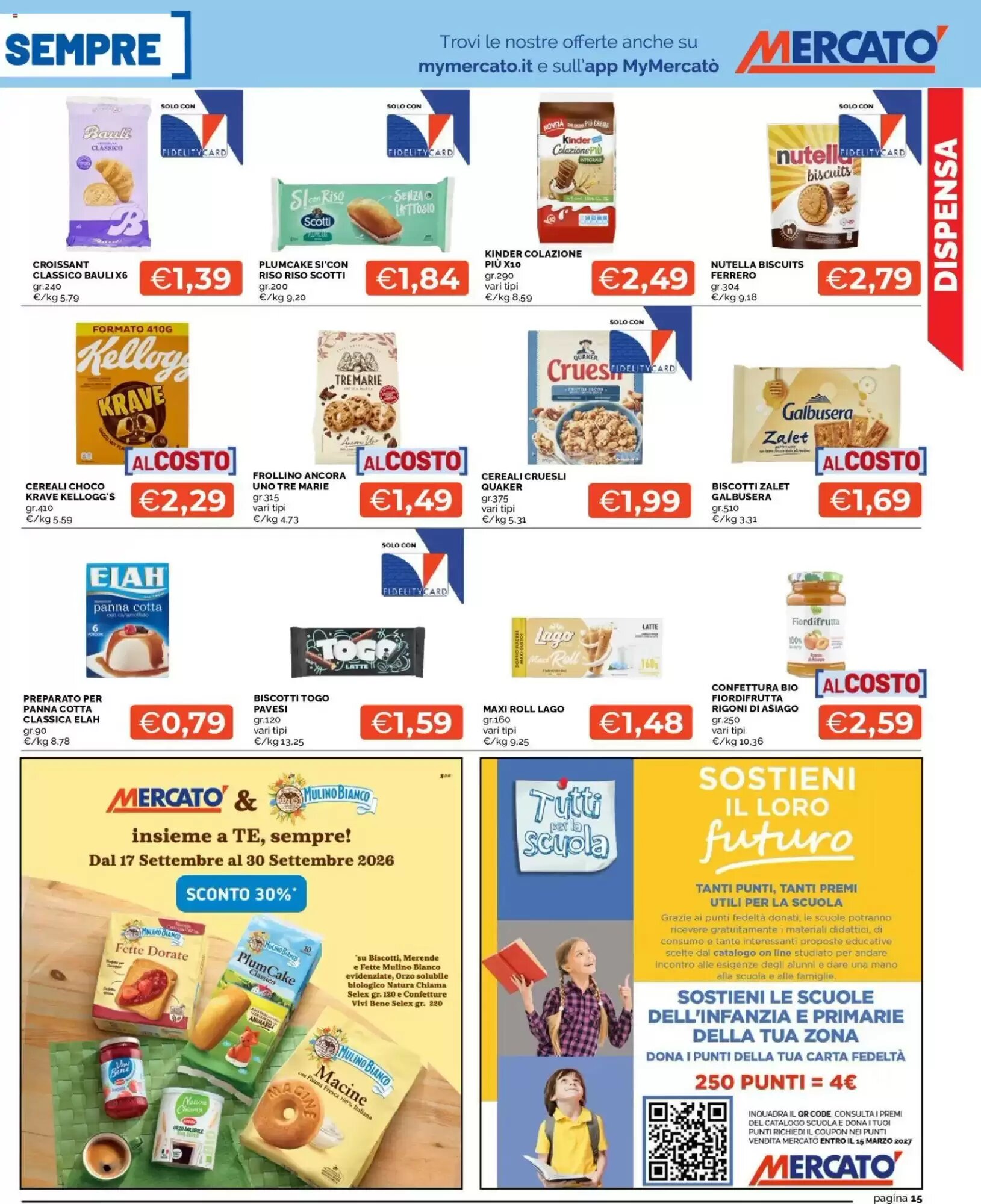 Volantino promozionale Mercatò  valide dal 17/09/2026 - Pagina 15.