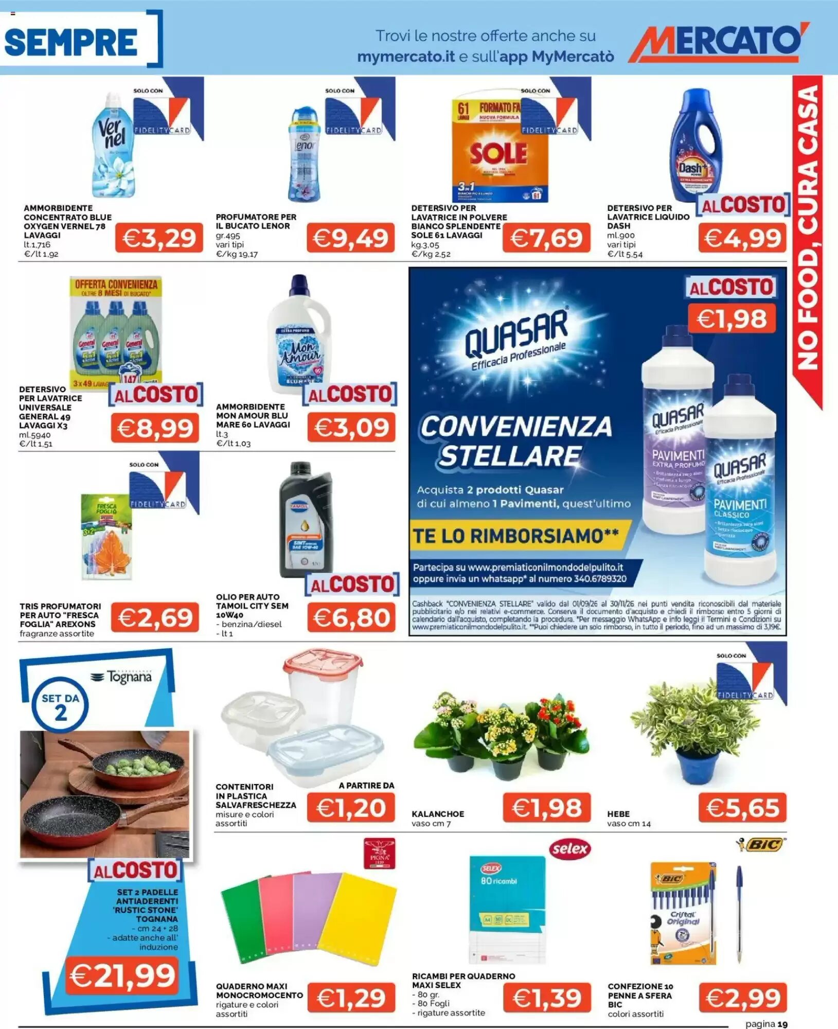 Volantino promozionale Mercatò  valide dal 17/09/2026 - Pagina 19.