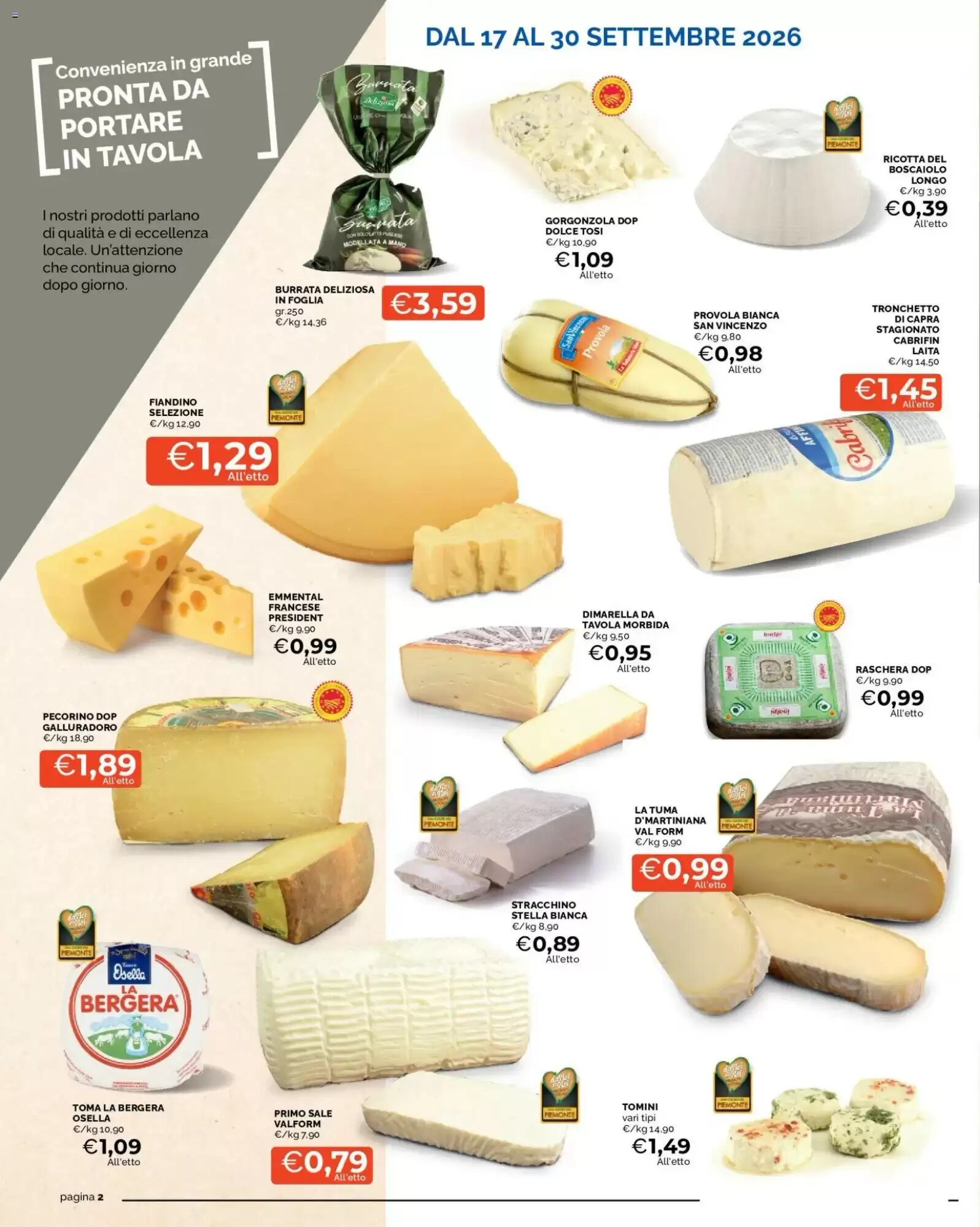 Volantino promozionale Mercatò  valide dal 17/09/2026 - Pagina 2.