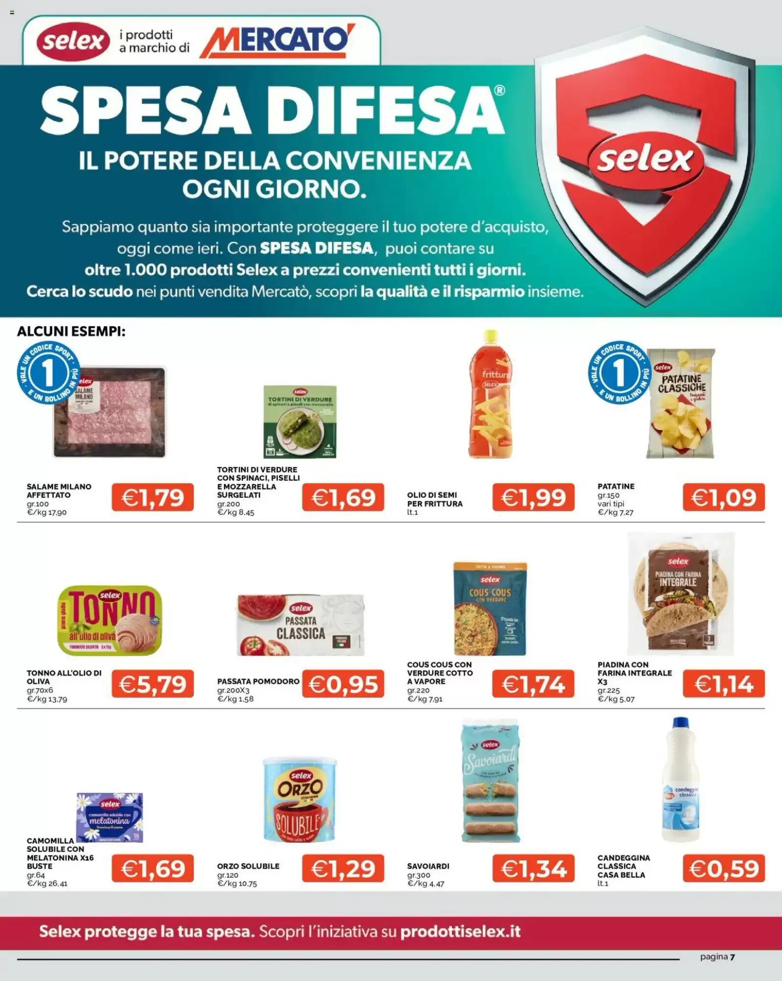 Volantino promozionale Mercatò  valide dal 17/09/2026 - Pagina 7.