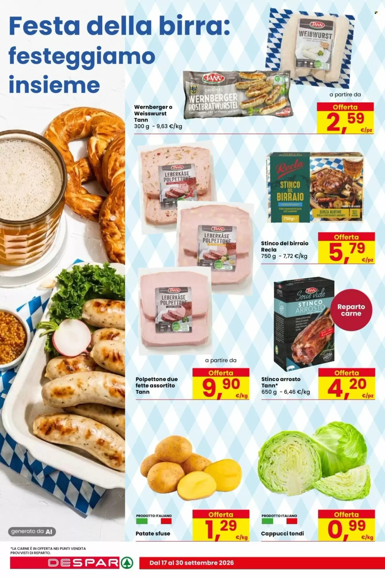 Volantino promozionale Despar  valide dal 17/09/2026 - Pagina 14.