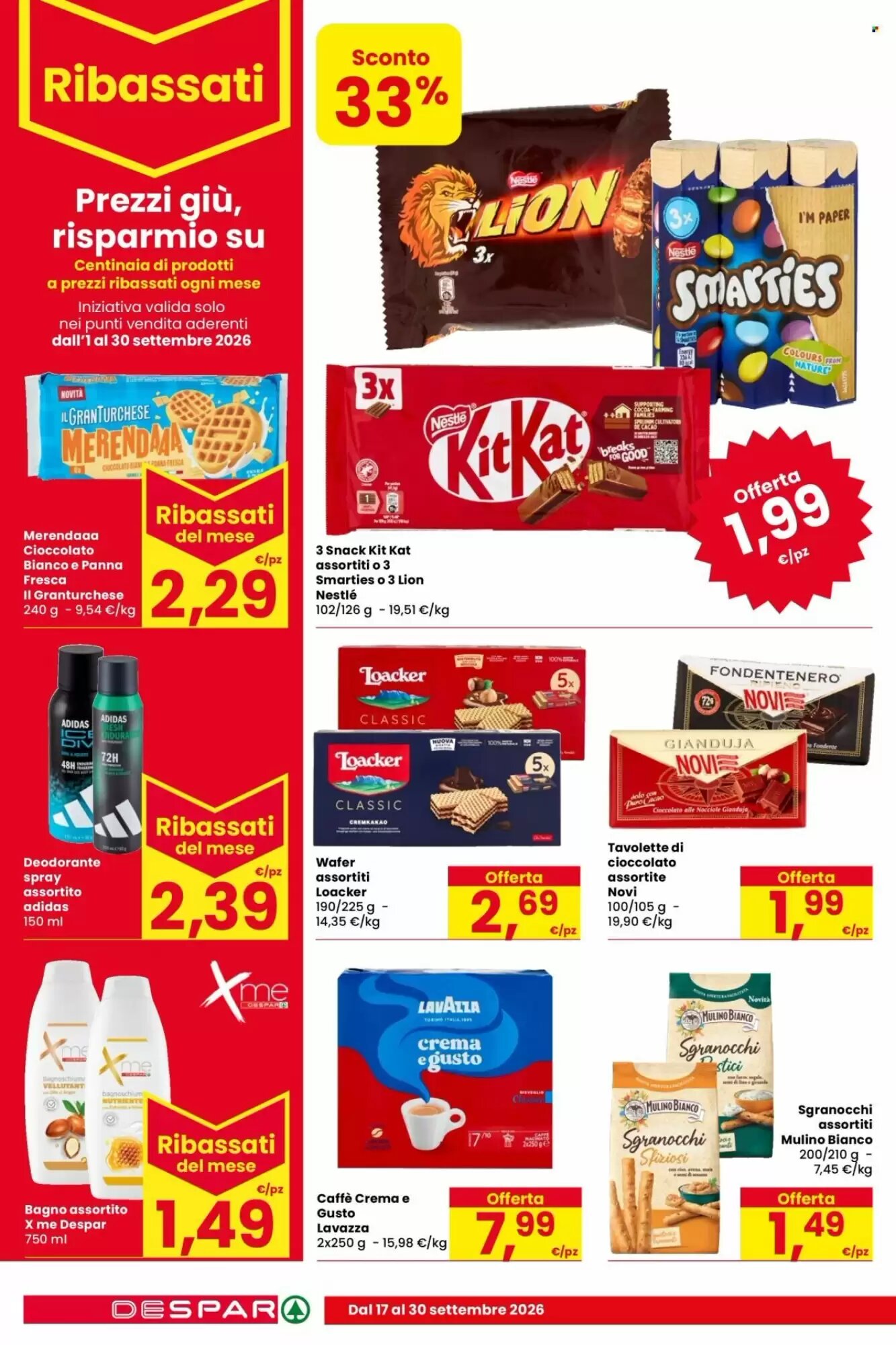 Volantino promozionale Despar  valide dal 17/09/2026 - Pagina 16.