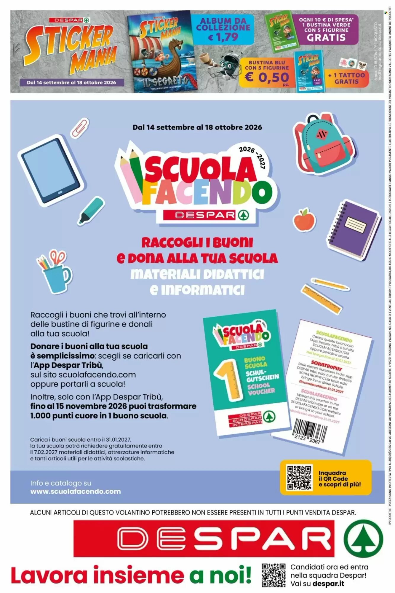 Volantino promozionale Despar  valide dal 17/09/2026 - Pagina 20.
