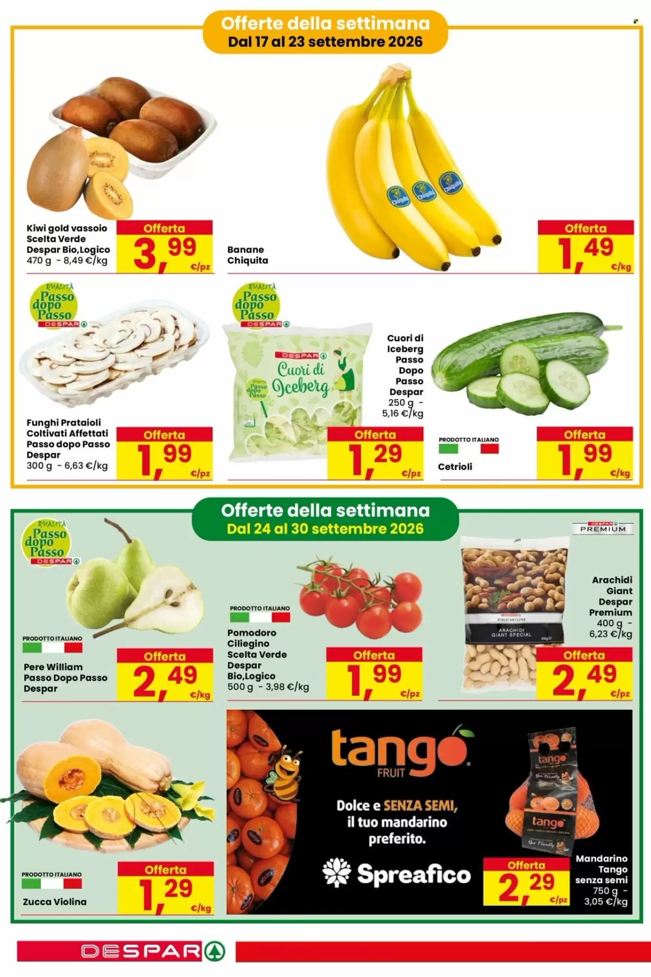 Volantino promozionale Despar  valide dal 17/09/2026 - Pagina 4.