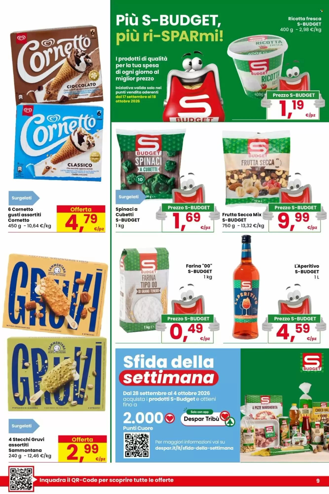 Volantino promozionale Despar  valide dal 17/09/2026 - Pagina 9.