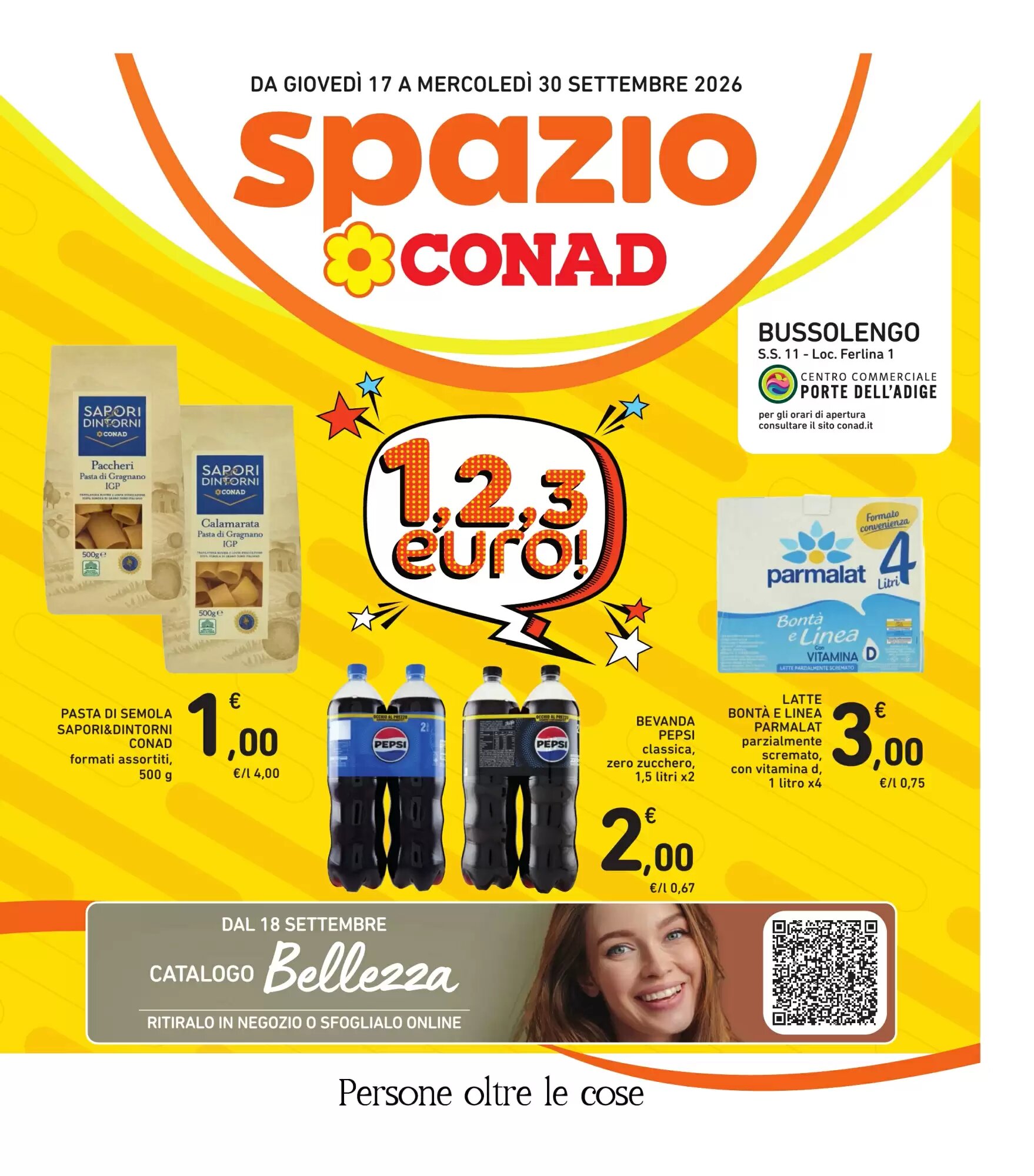 Volantino promozionale Spazio Conad valide dal 17/09/2026 - Pagina 1.