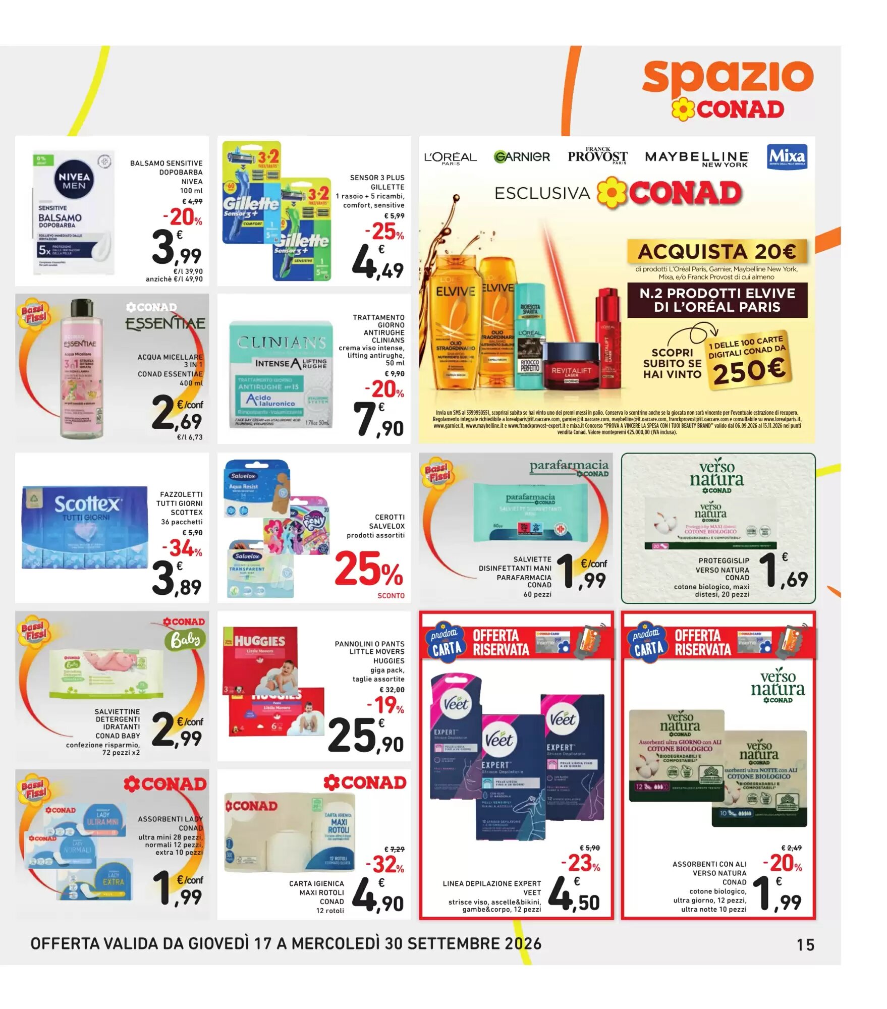 Volantino promozionale Spazio Conad  valide dal 17/09/2026 - Pagina 15.