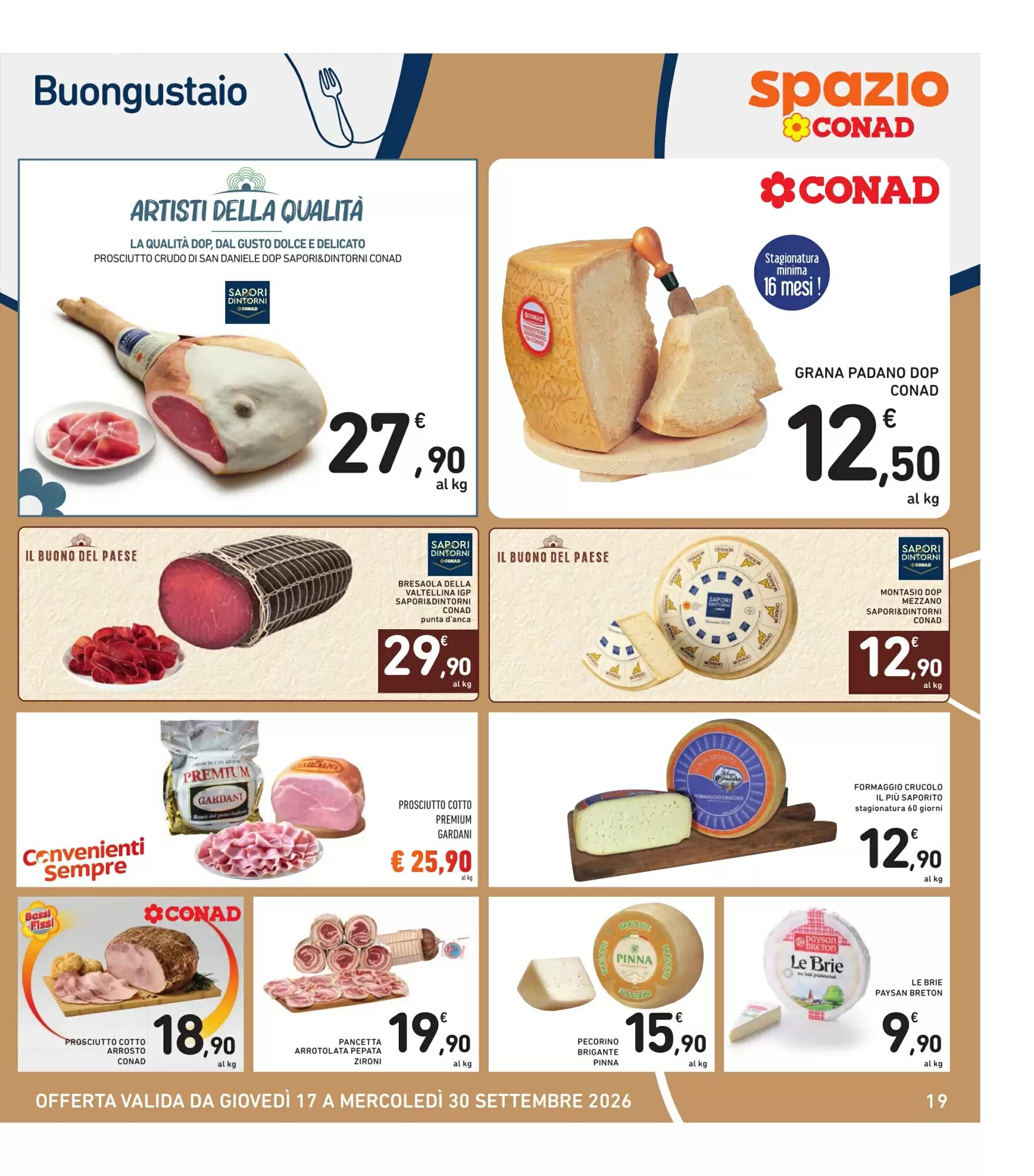Volantino promozionale Spazio Conad  valide dal 17/09/2026 - Pagina 19.