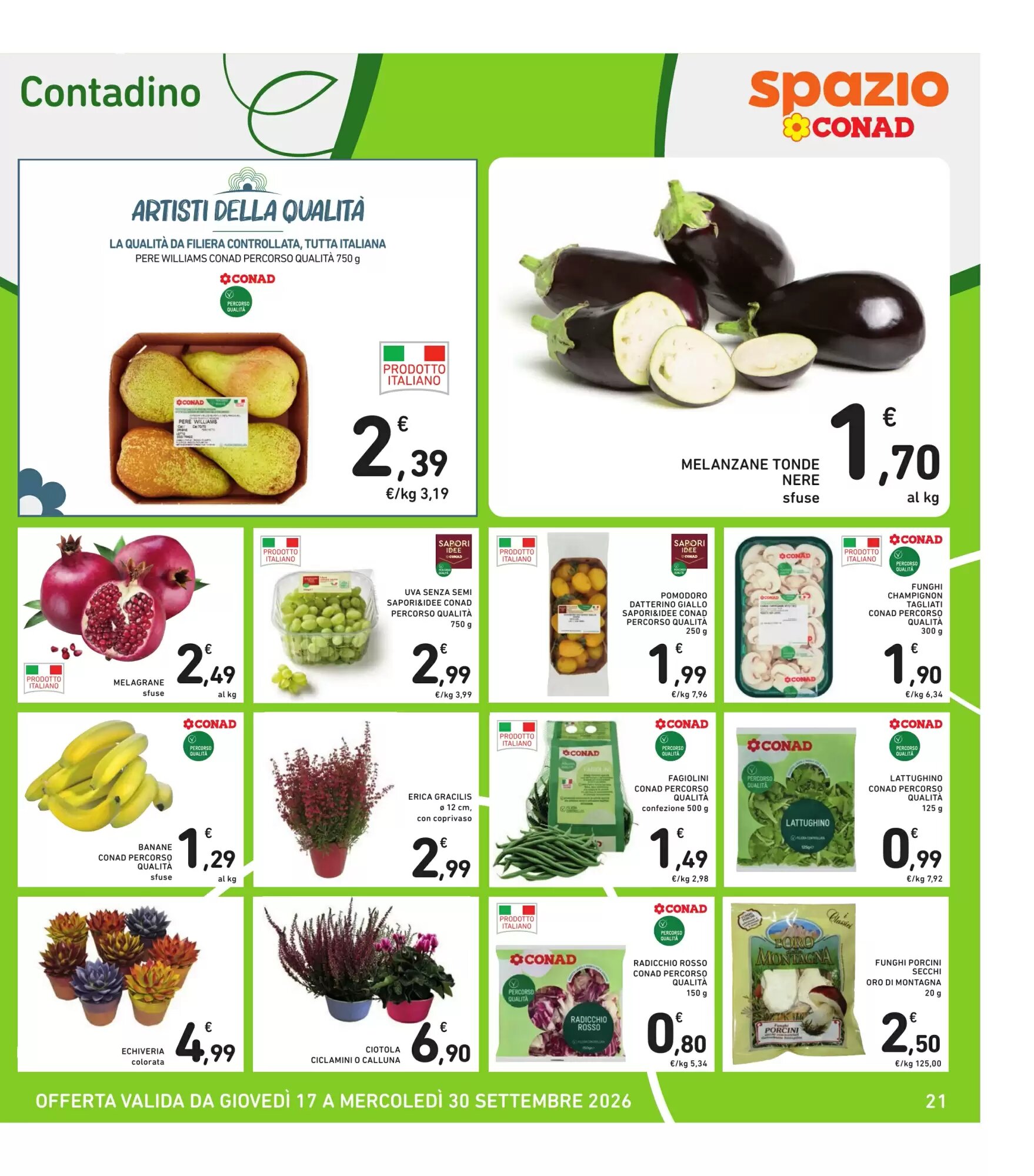 Volantino promozionale Spazio Conad  valide dal 17/09/2026 - Pagina 21.