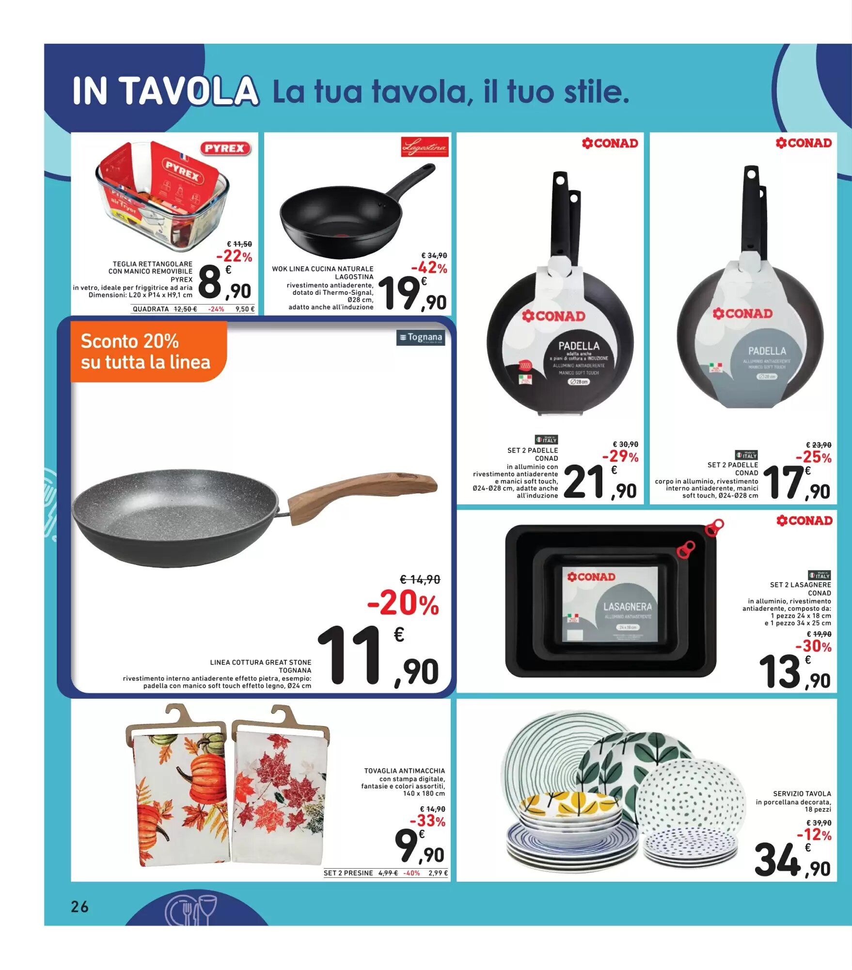 Volantino promozionale Spazio Conad  valide dal 17/09/2026 - Pagina 26.