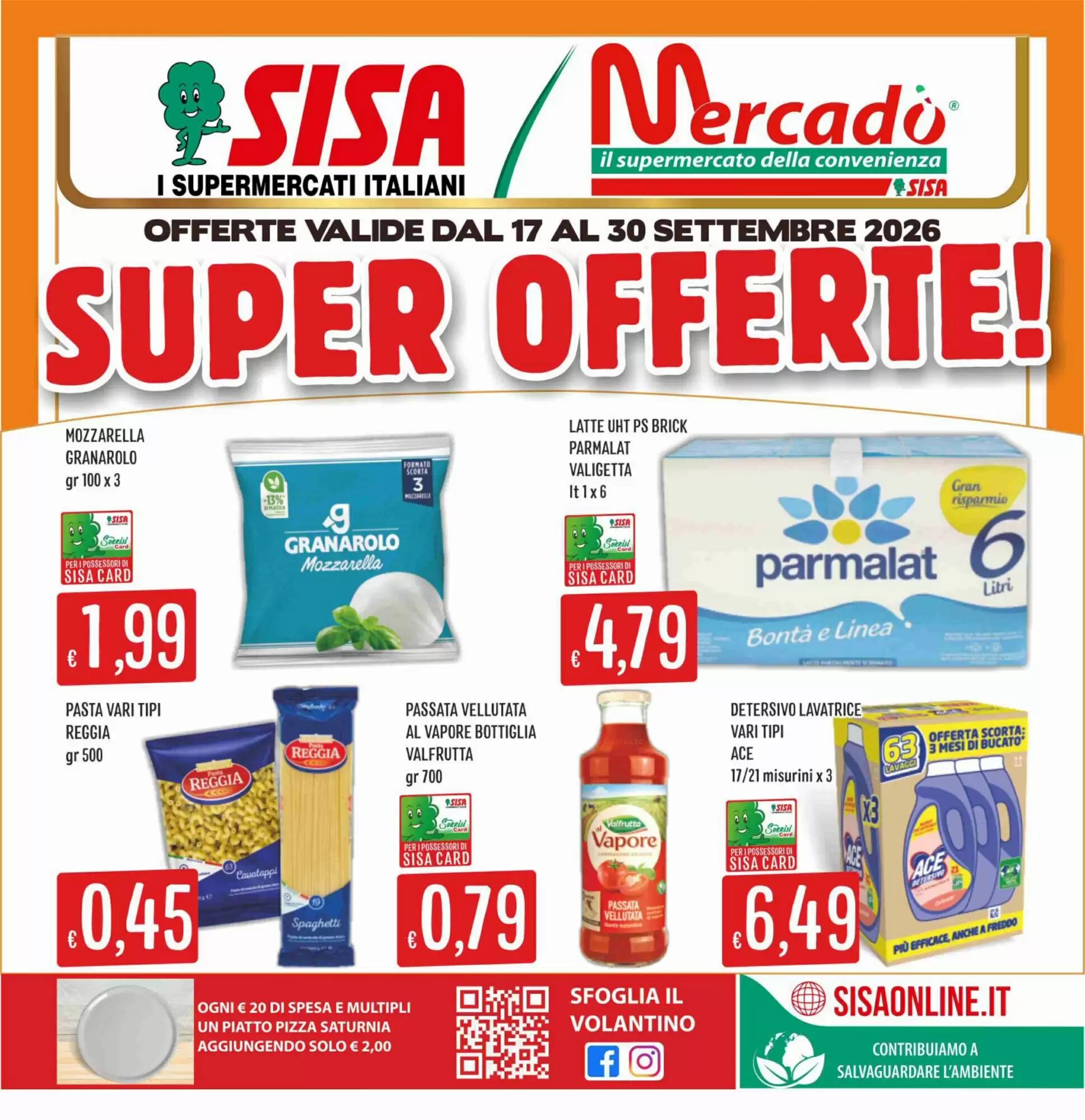 Volantino promozionale IperSisa  valide dal 17/09/2026 - Pagina 1.