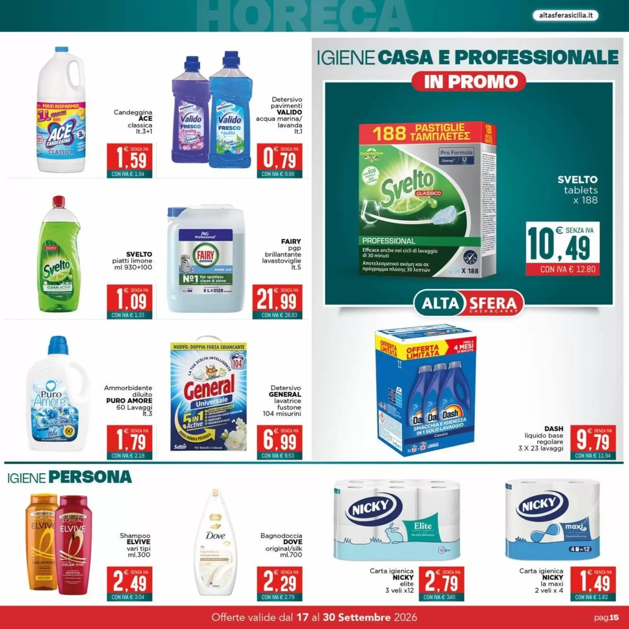 Volantino promozionale Altasfera  valide dal 17/09/2026 - Pagina 15.