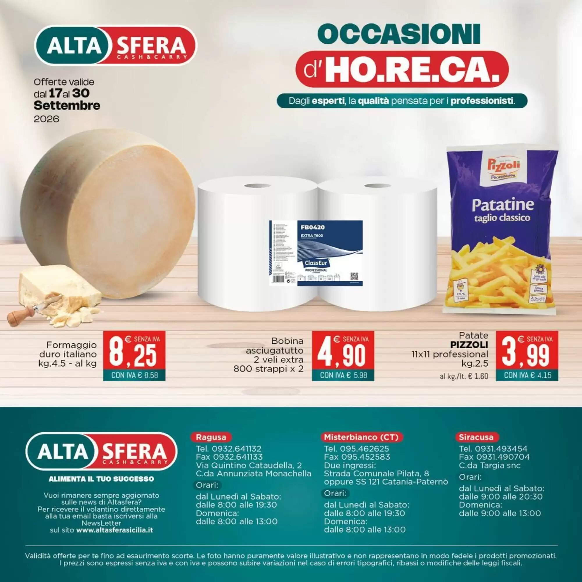 Volantino promozionale Altasfera  valide dal 17/09/2026 - Pagina 16.