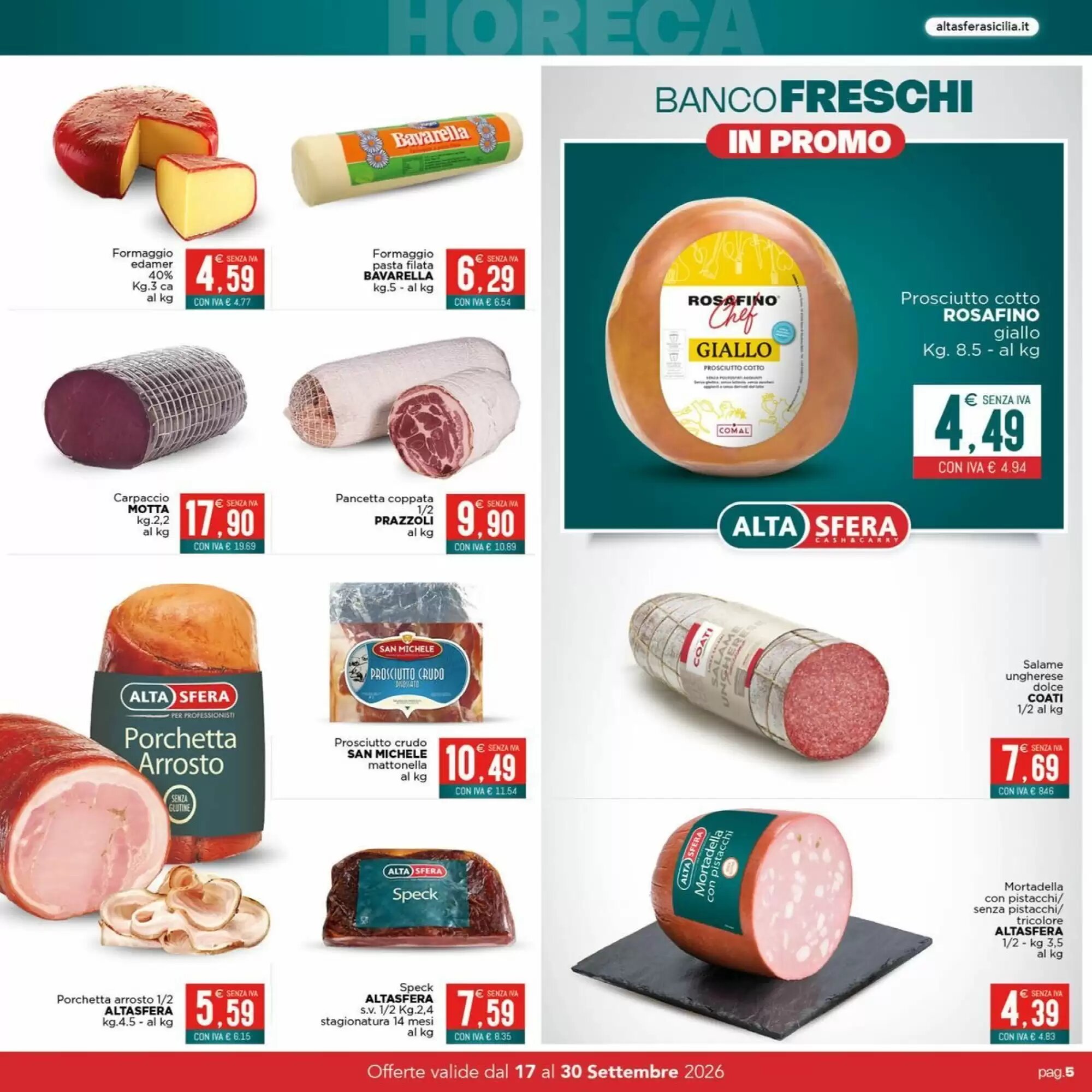 Volantino promozionale Altasfera  valide dal 17/09/2026 - Pagina 5.