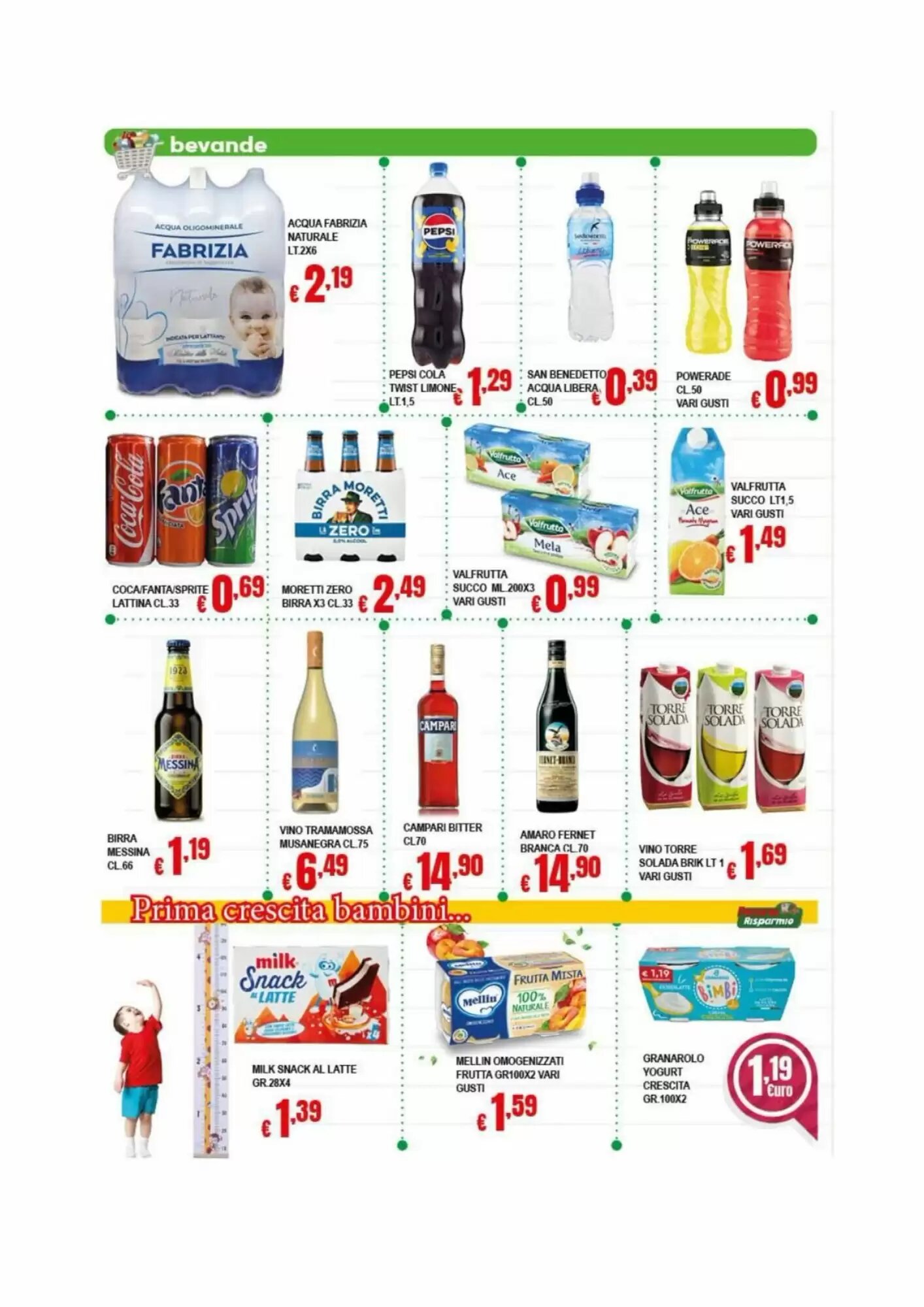 Volantino promozionale Risparmio Supermercati  valide dal 17/09/2026 - Pagina 7.