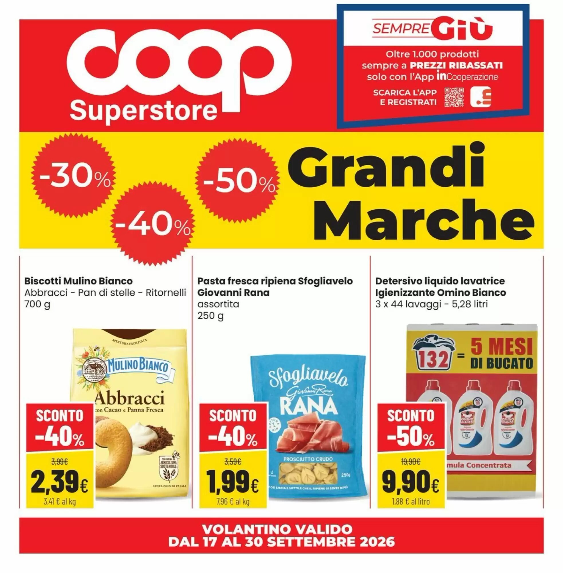 Volantino promozionale Coop Master Alleanza 3.0  valide dal 17/09/2026 - Pagina 1.