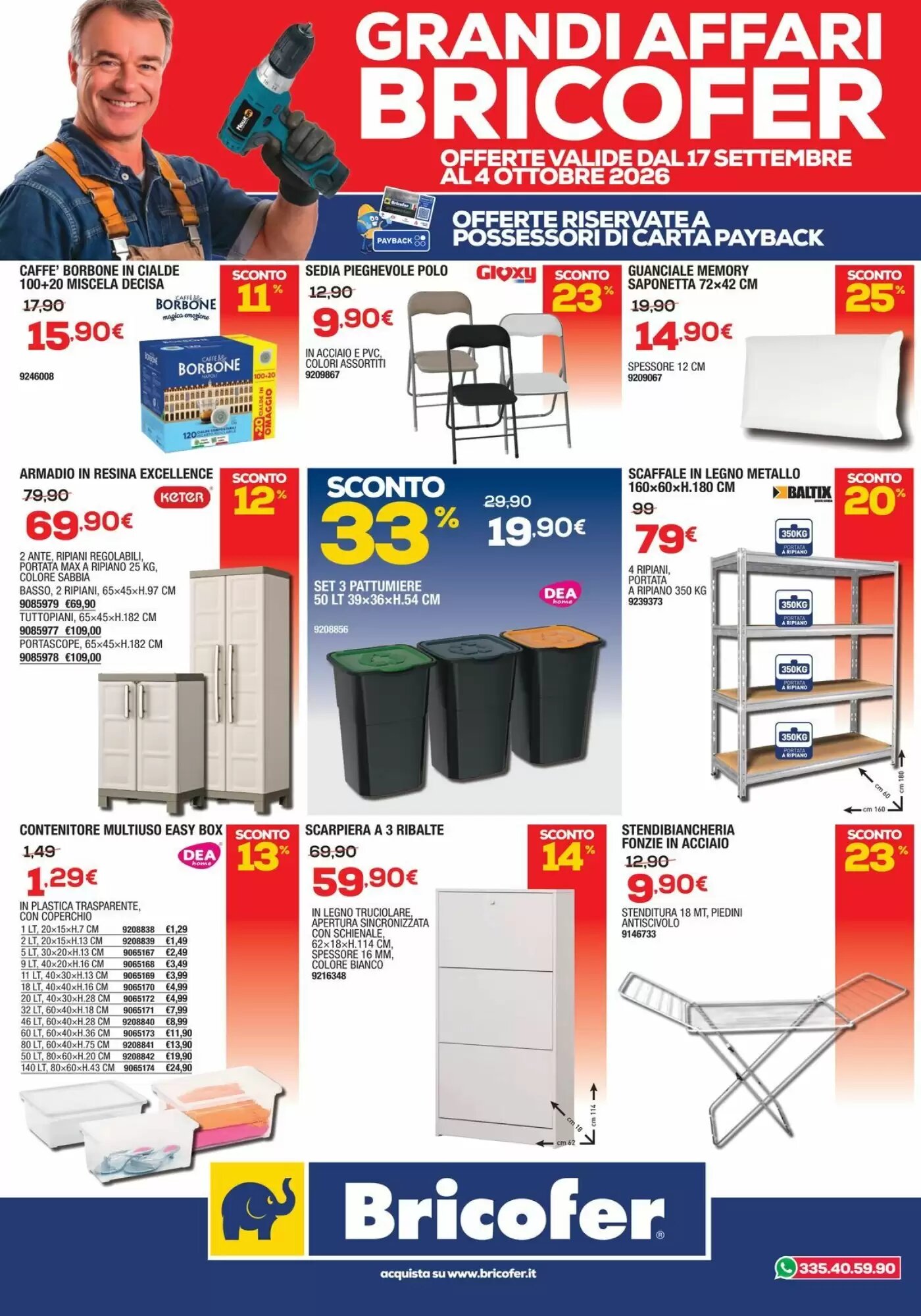 Volantino promozionale Bricofer  valide dal 17/09/2026 - Pagina 5.
