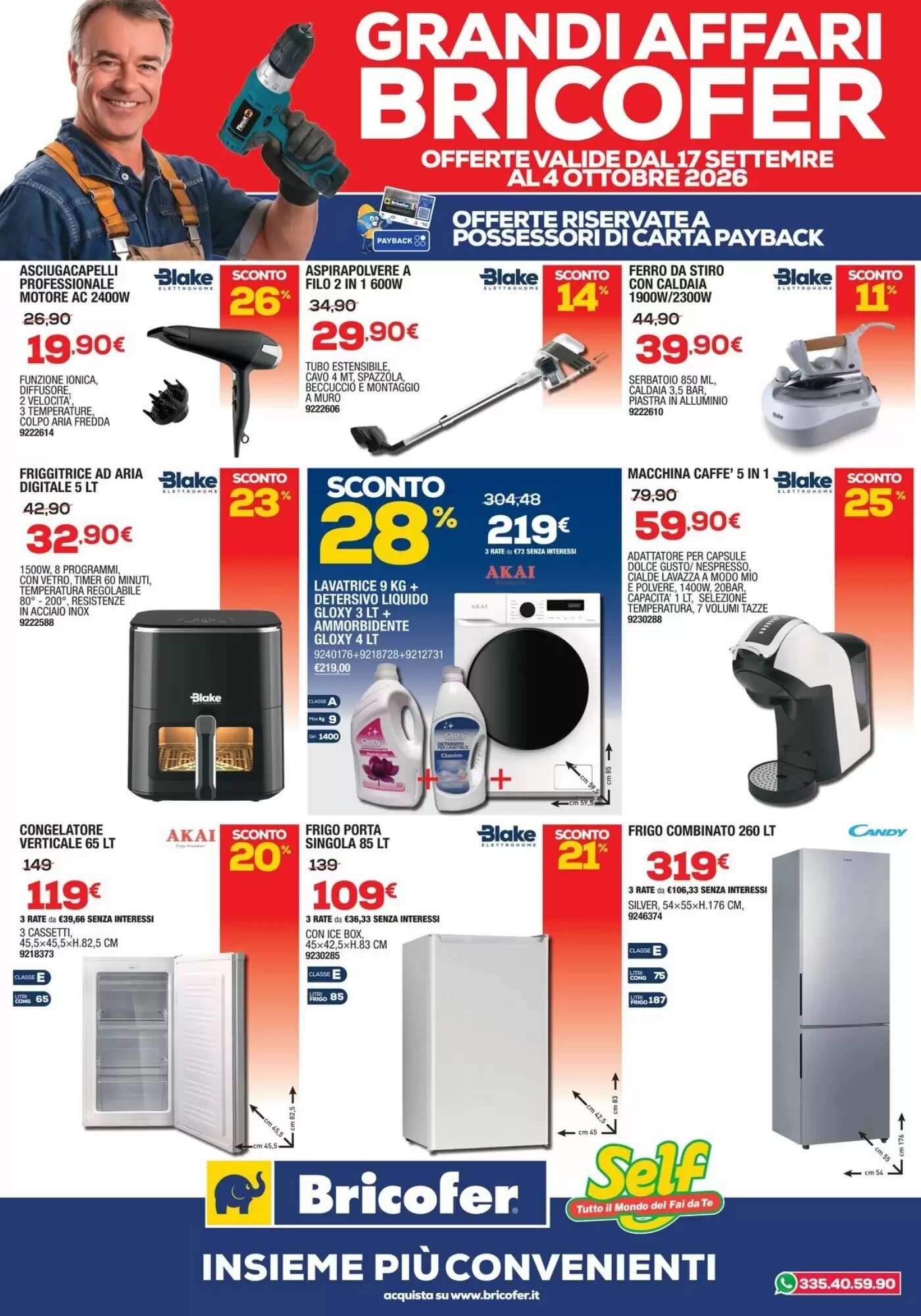 Volantino promozionale Bricofer  valide dal 17/09/2026 - Pagina 6.