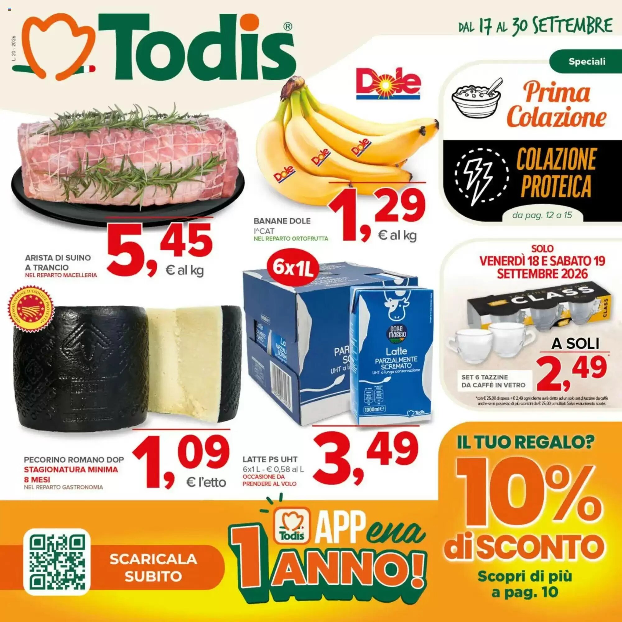 Volantino promozionale Todis  valide dal 17/09/2026 - Pagina 1.