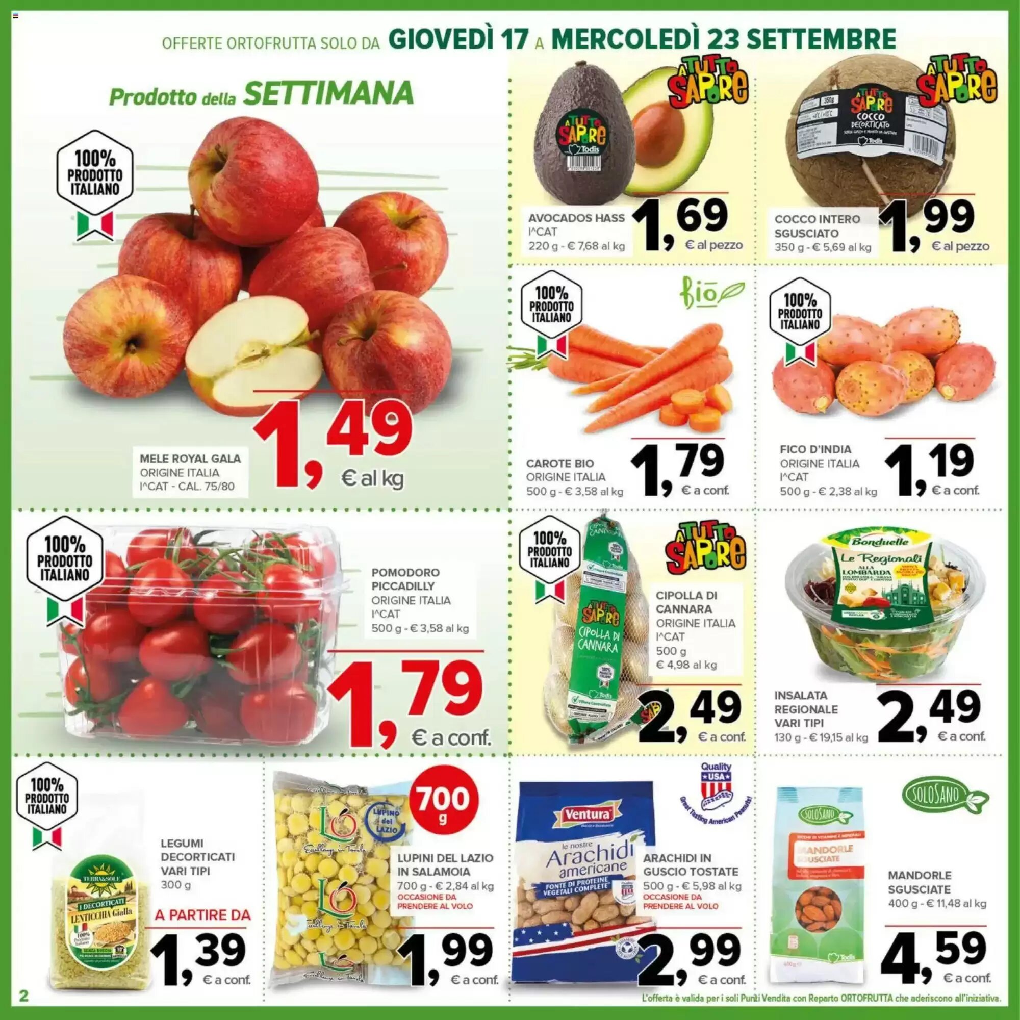 Volantino promozionale Todis  valide dal 17/09/2026 - Pagina 2.