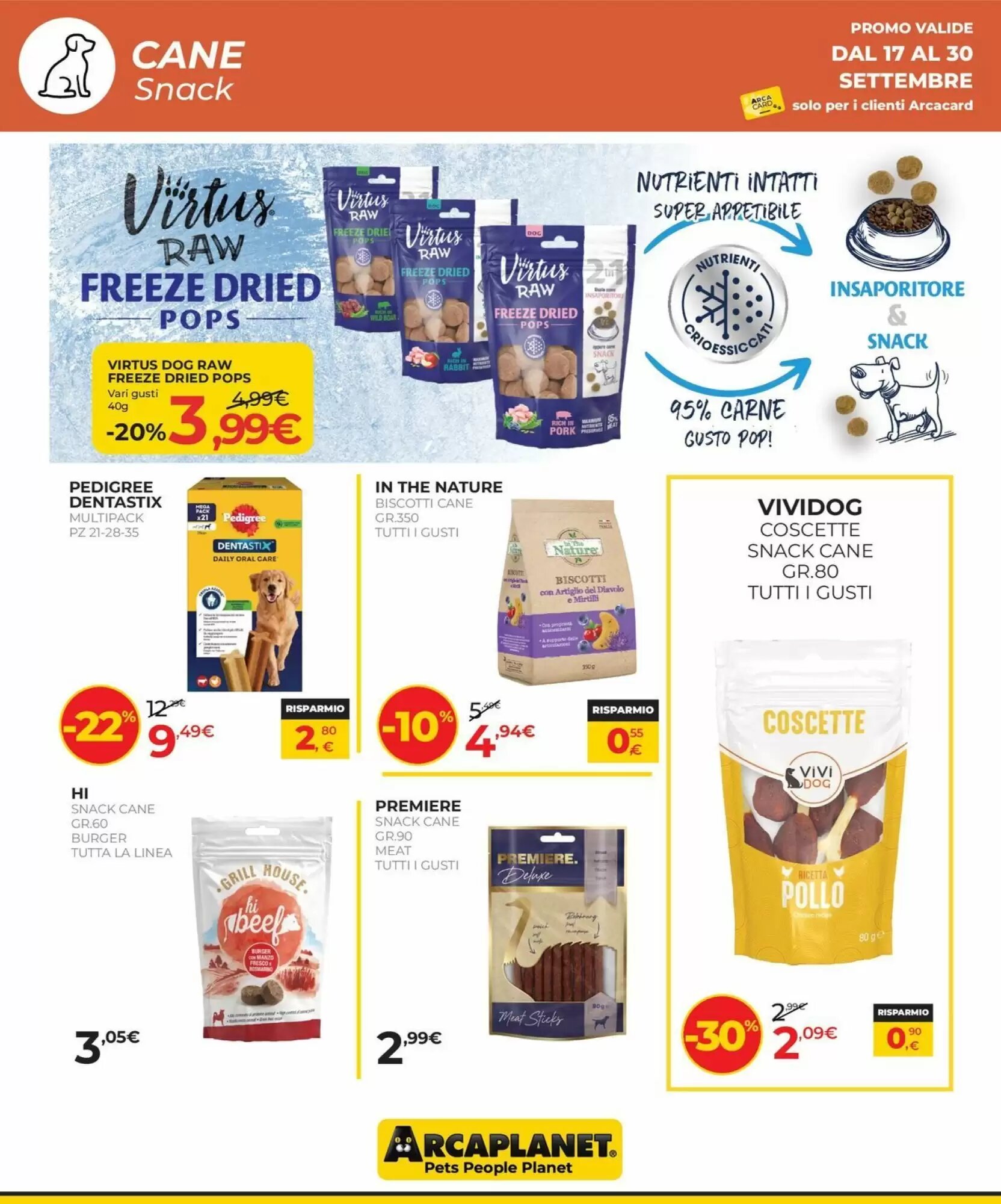 Volantino promozionale Arcaplanet  valide dal 17/09/2026 - Pagina 14.