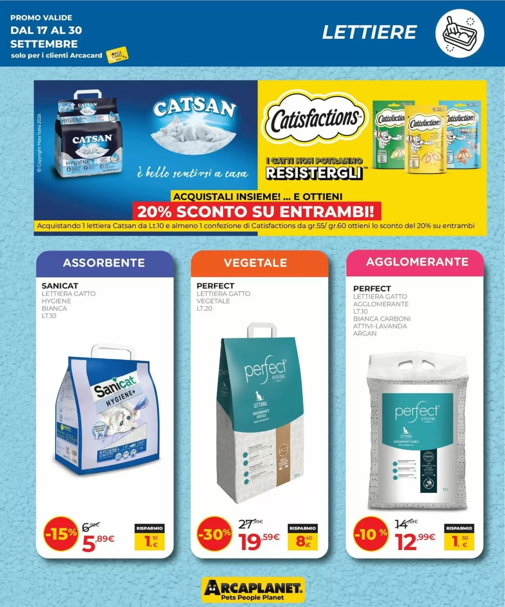 Volantino promozionale Arcaplanet  valide dal 17/09/2026 - Pagina 17.