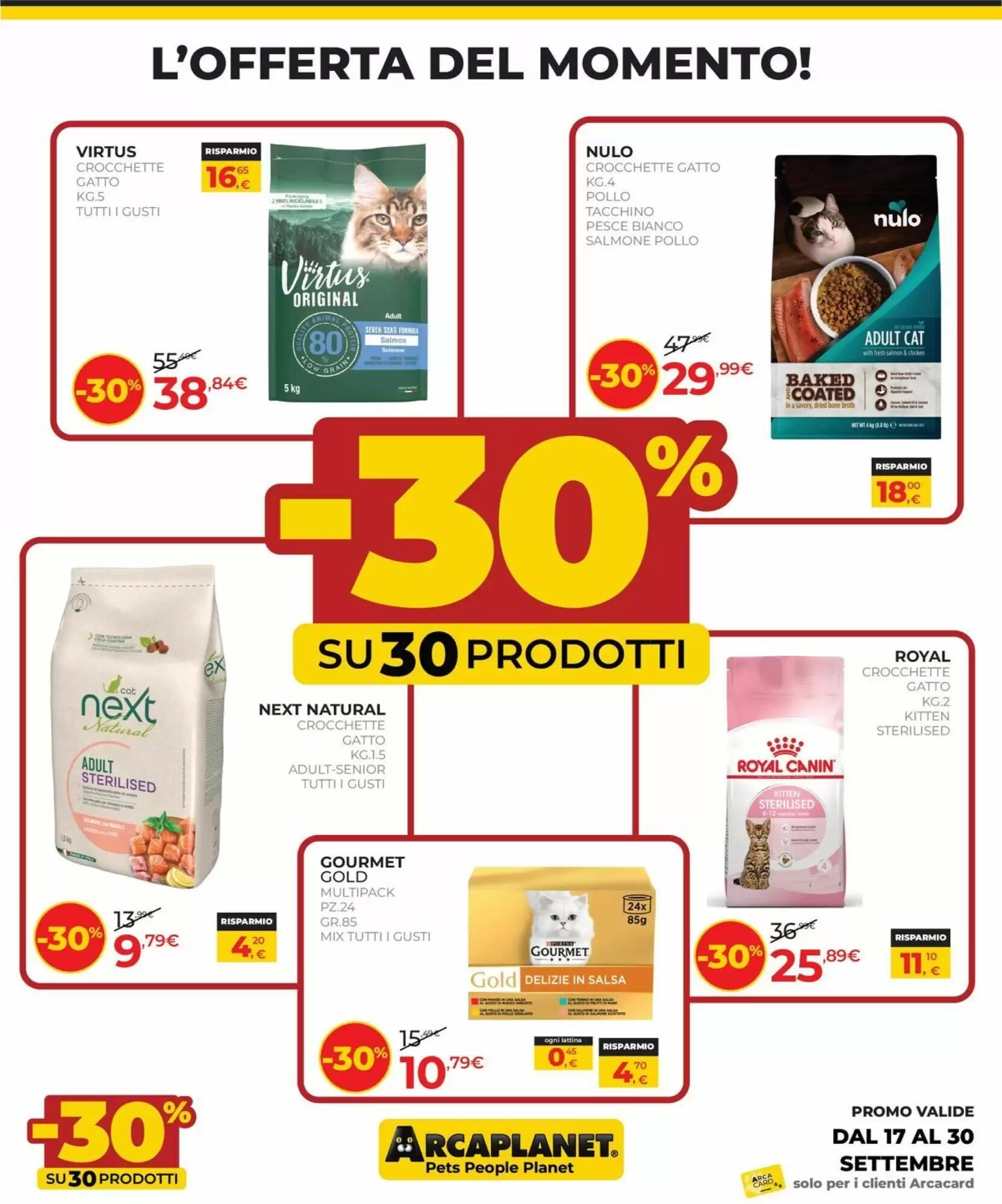 Volantino promozionale Arcaplanet  valide dal 17/09/2026 - Pagina 2.