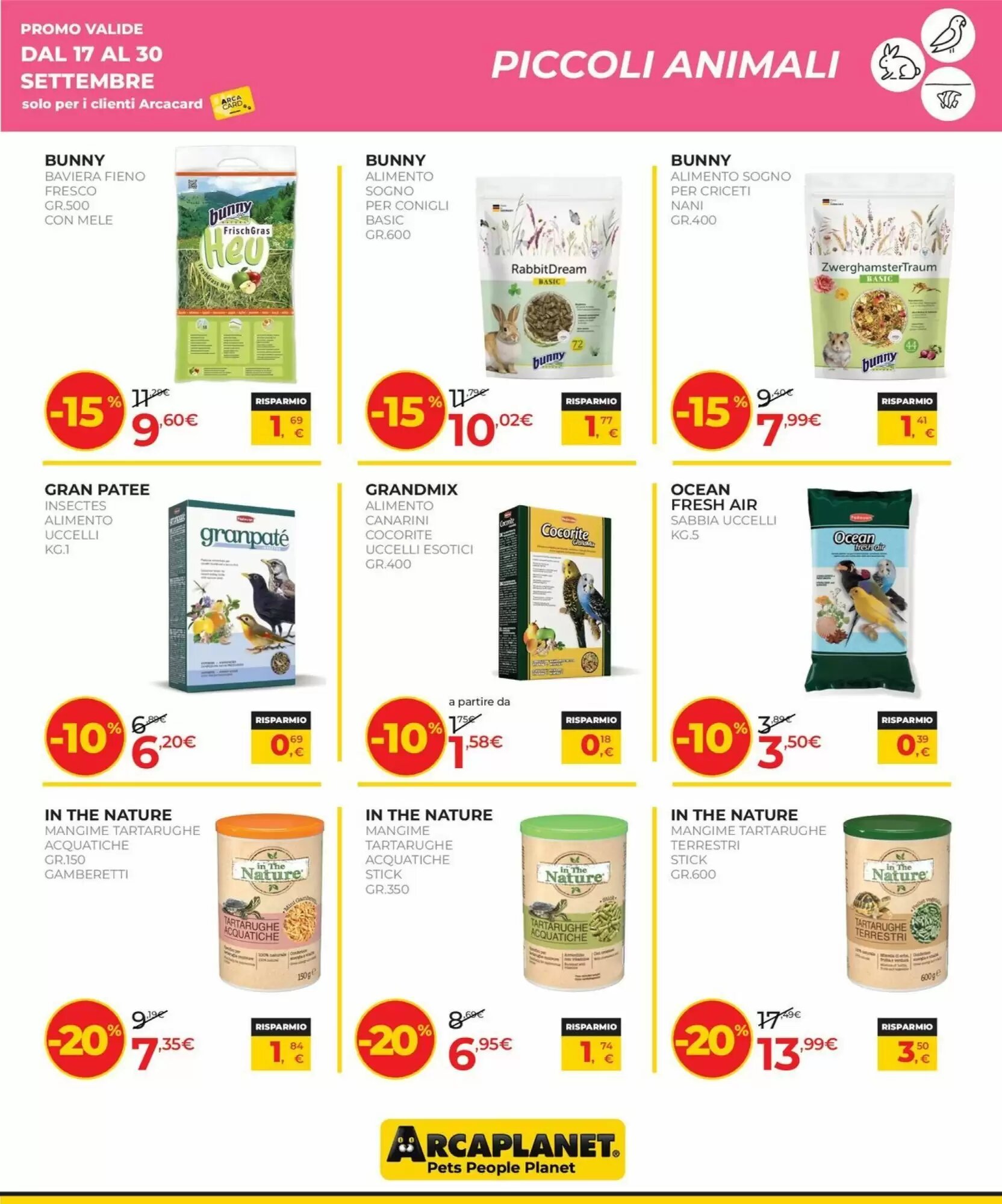 Volantino promozionale Arcaplanet  valide dal 17/09/2026 - Pagina 21.