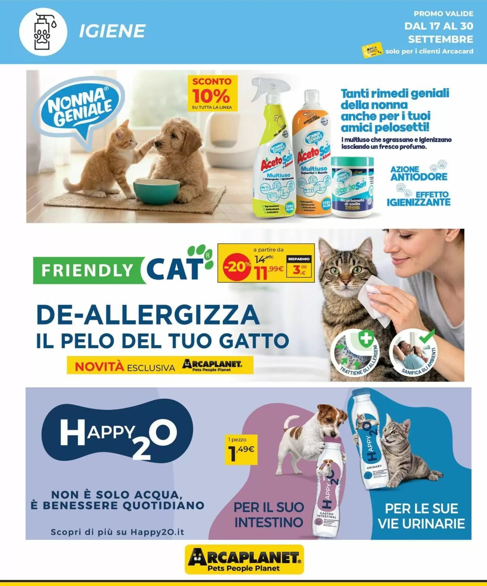 Volantino promozionale Arcaplanet  valide dal 17/09/2026 - Pagina 22.