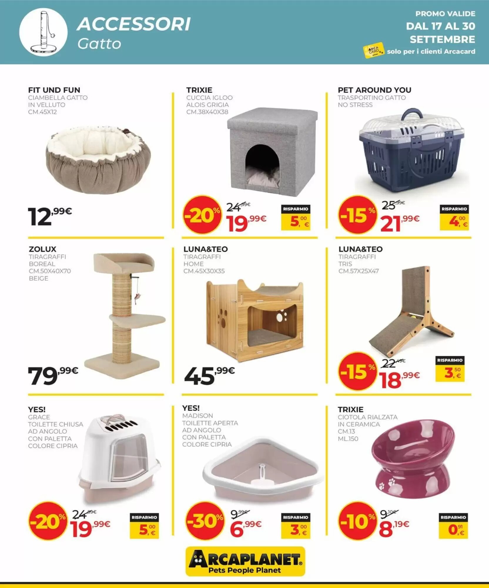 Volantino promozionale Arcaplanet  valide dal 17/09/2026 - Pagina 28.