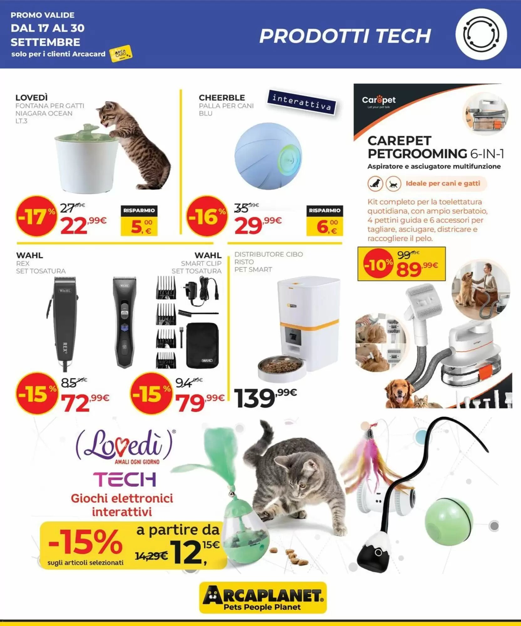 Volantino promozionale Arcaplanet  valide dal 17/09/2026 - Pagina 29.