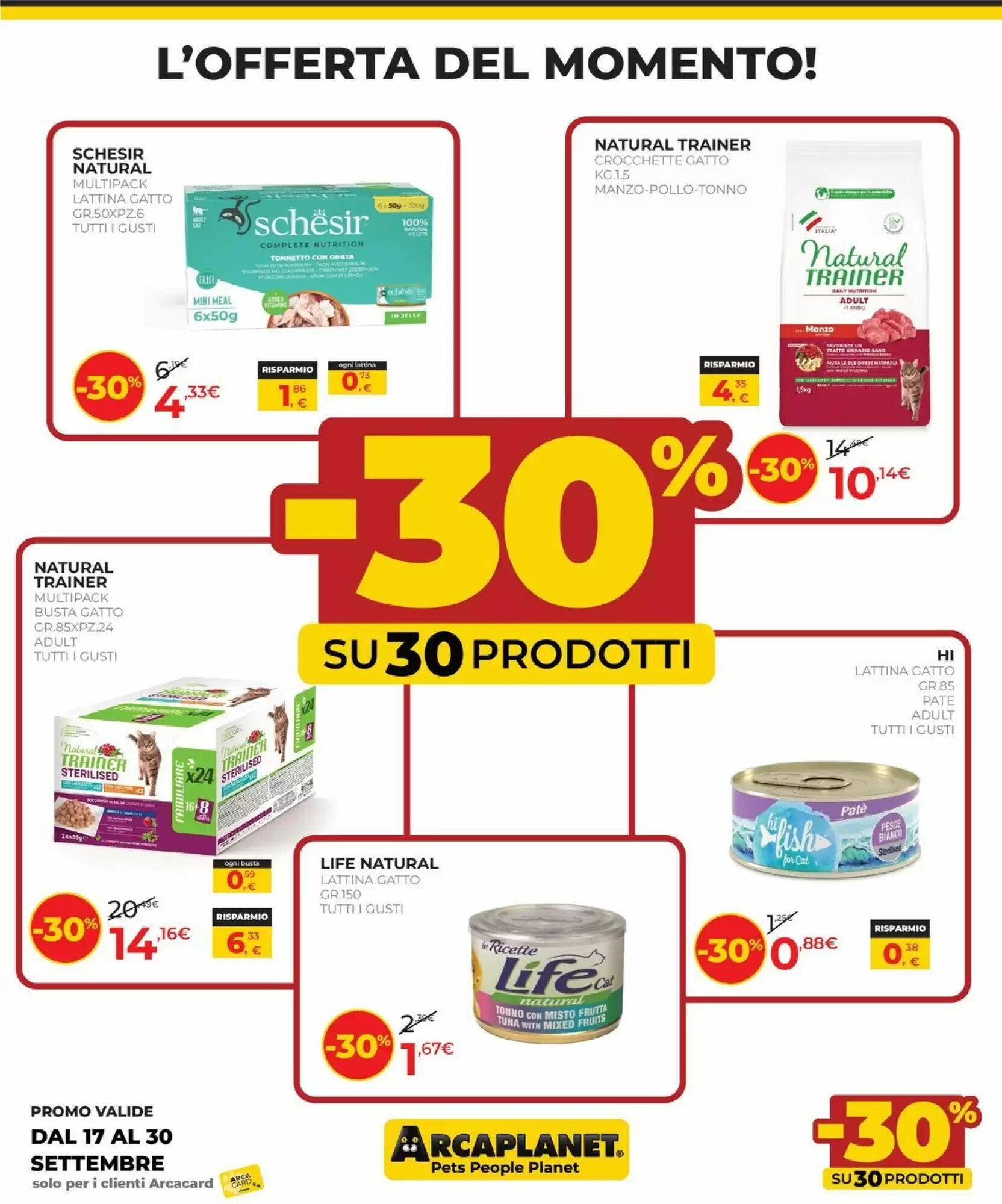 Volantino promozionale Arcaplanet  valide dal 17/09/2026 - Pagina 3.