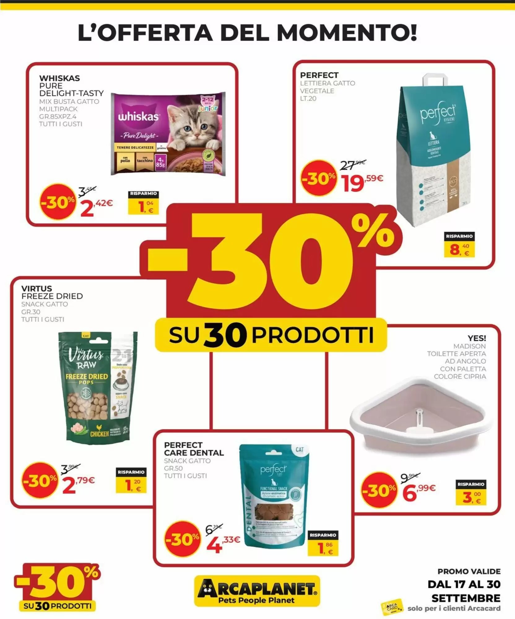 Volantino promozionale Arcaplanet  valide dal 17/09/2026 - Pagina 4.